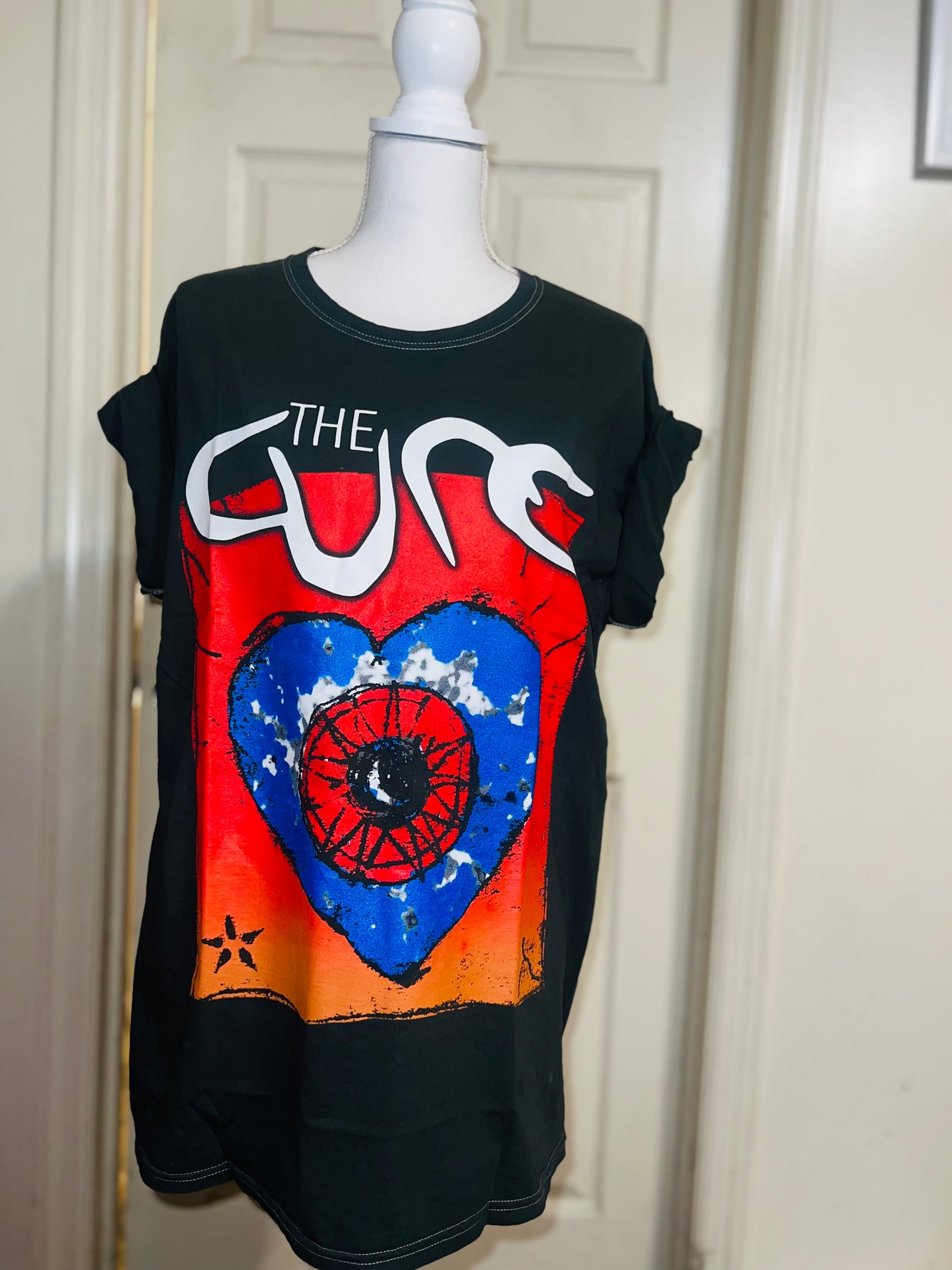 The Cure Oversized Distressed Tee