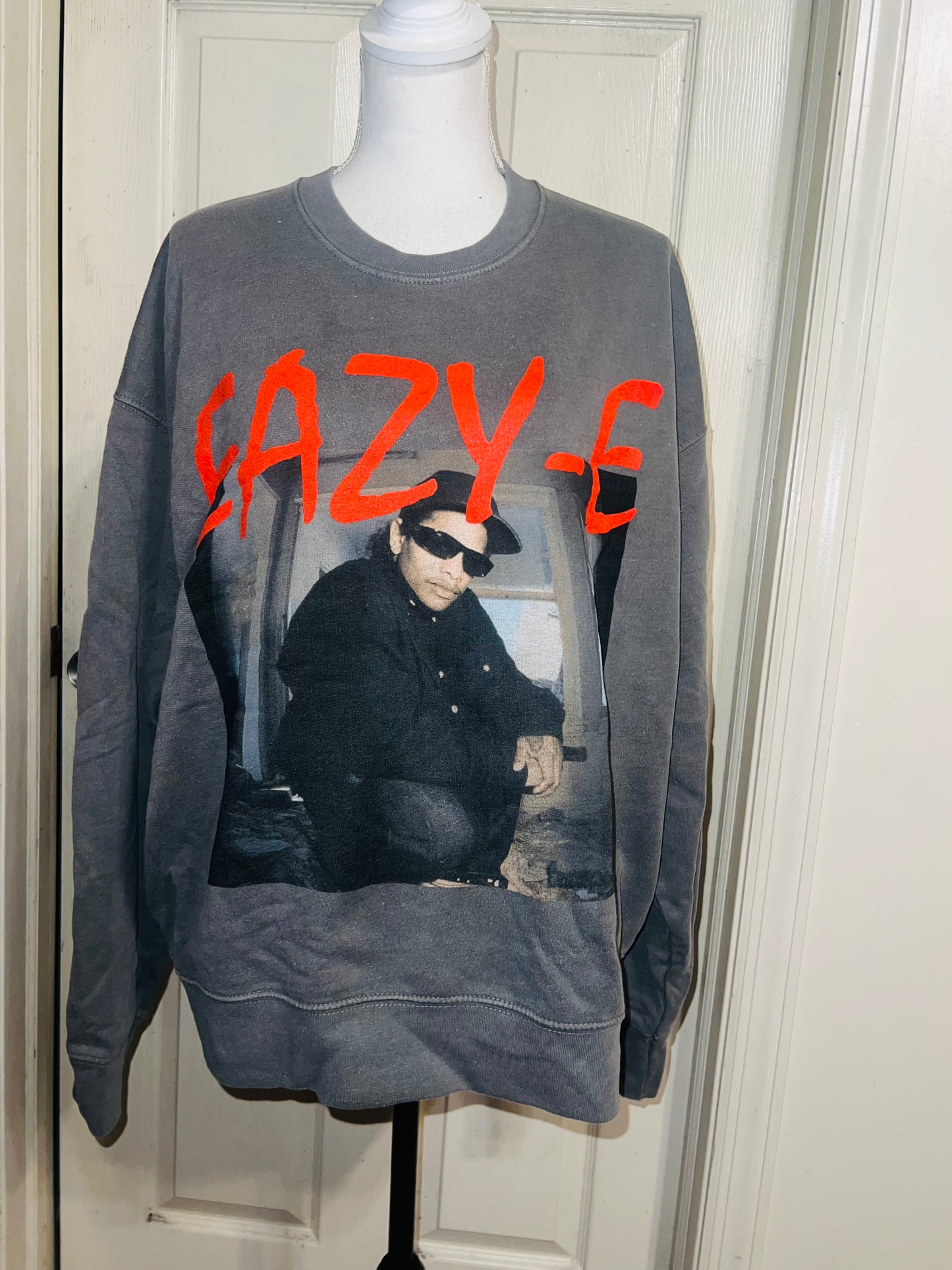 Eazy-E Oversized Distressed Sweatshirt