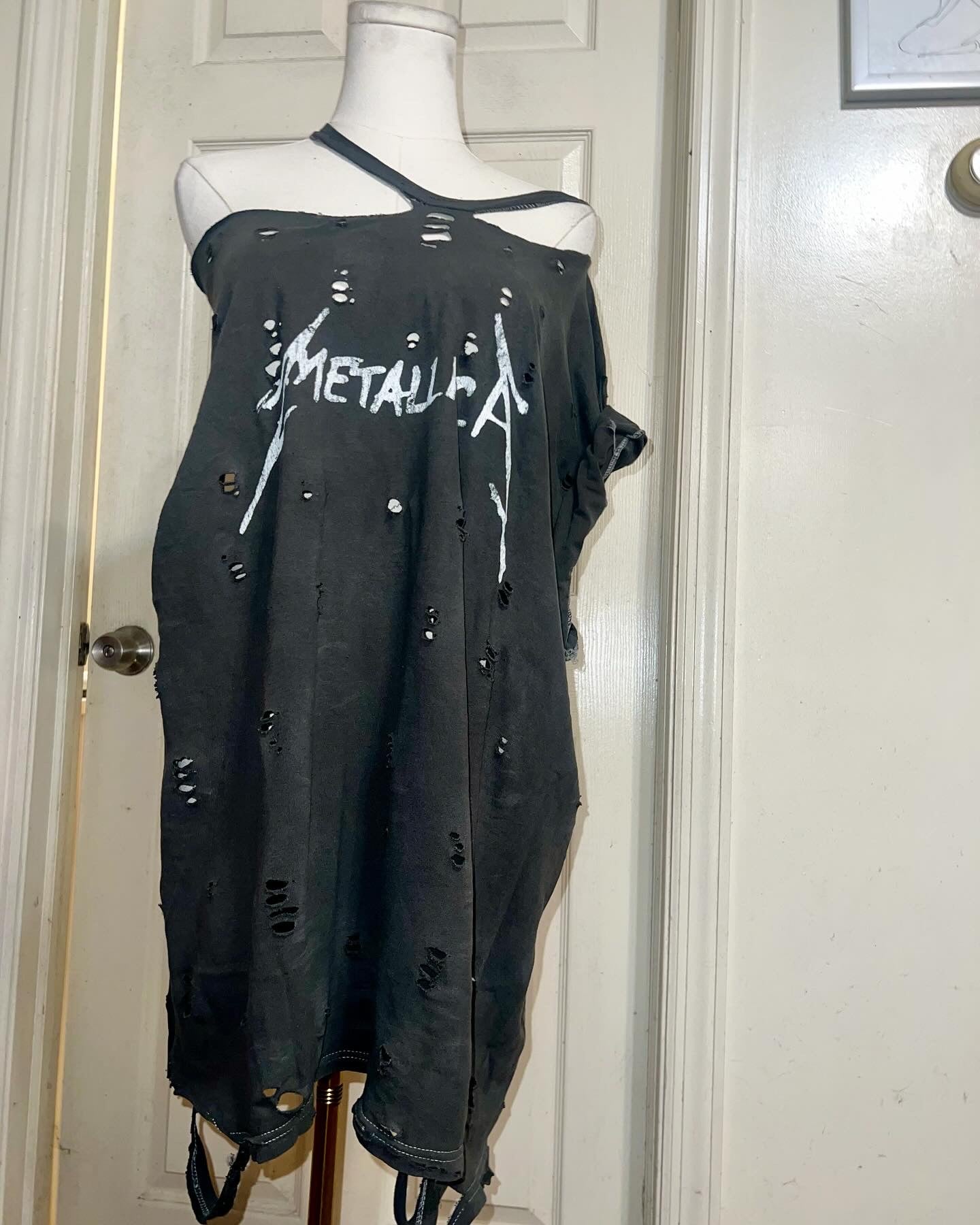 Metallica Double Sided Oversized Distressed Tee