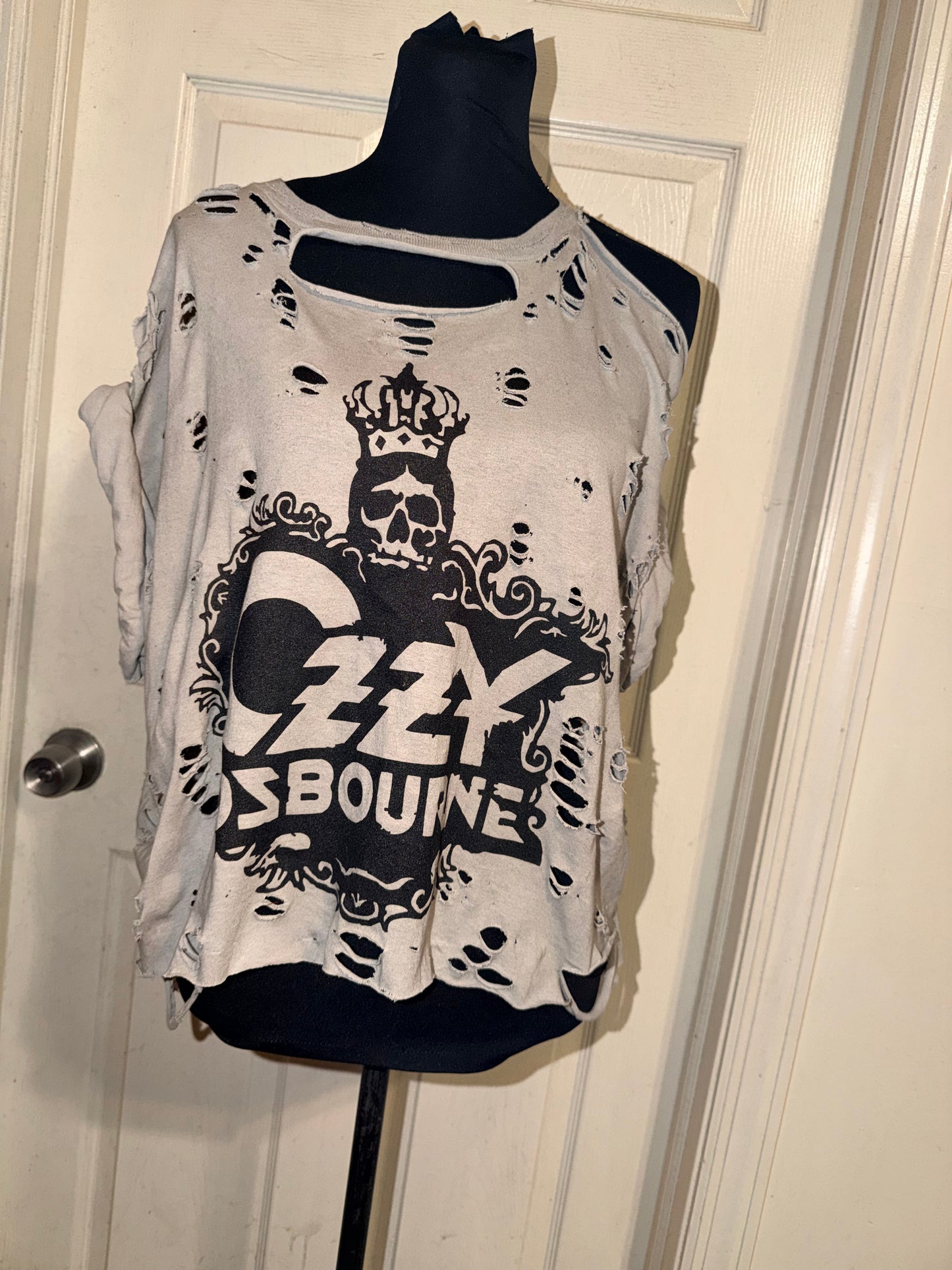 Ozzy Osbourne Oversized Distressed Tee (As Is)