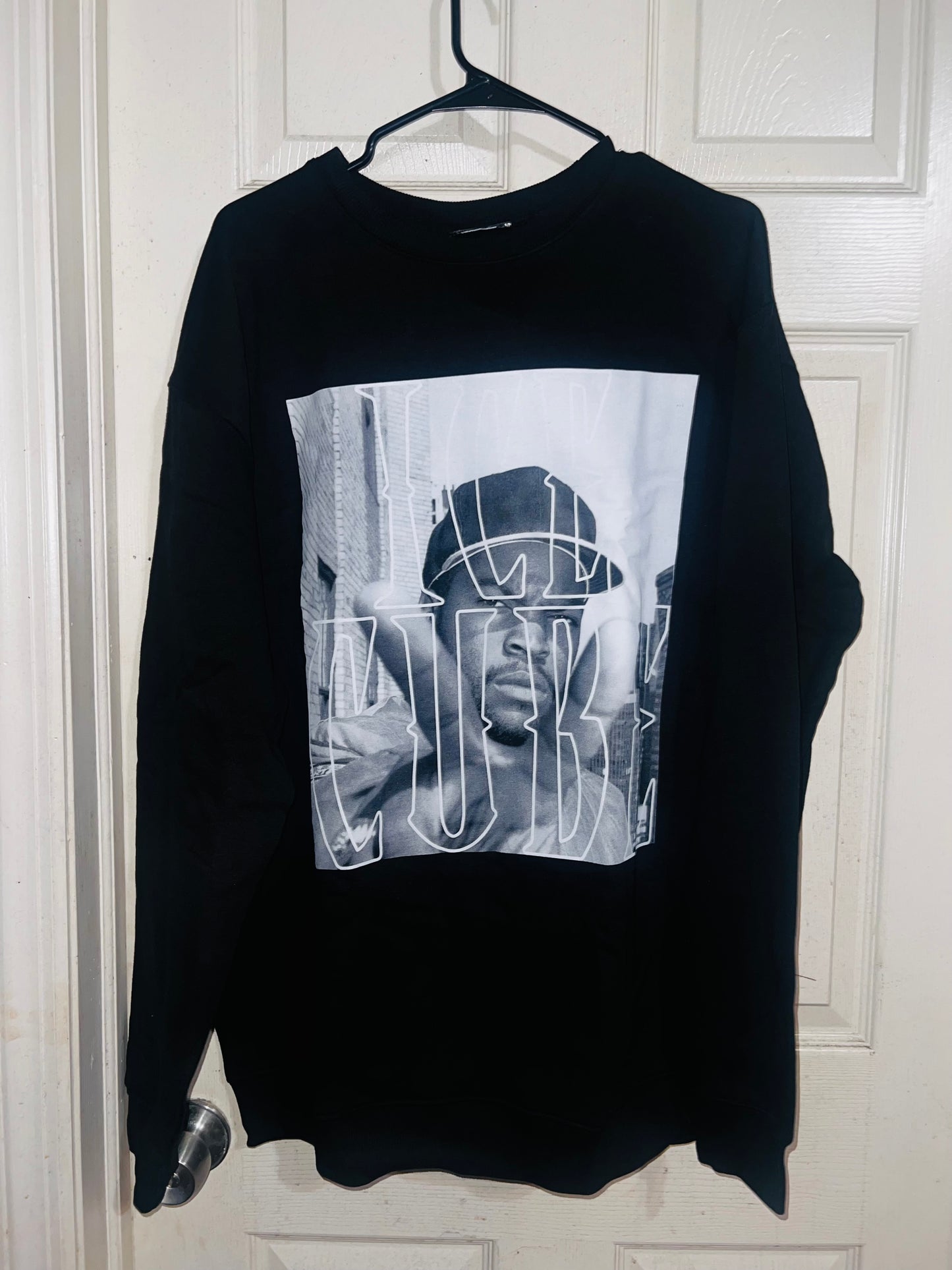 Ice Cube Oversized Distressed Sweatshirt