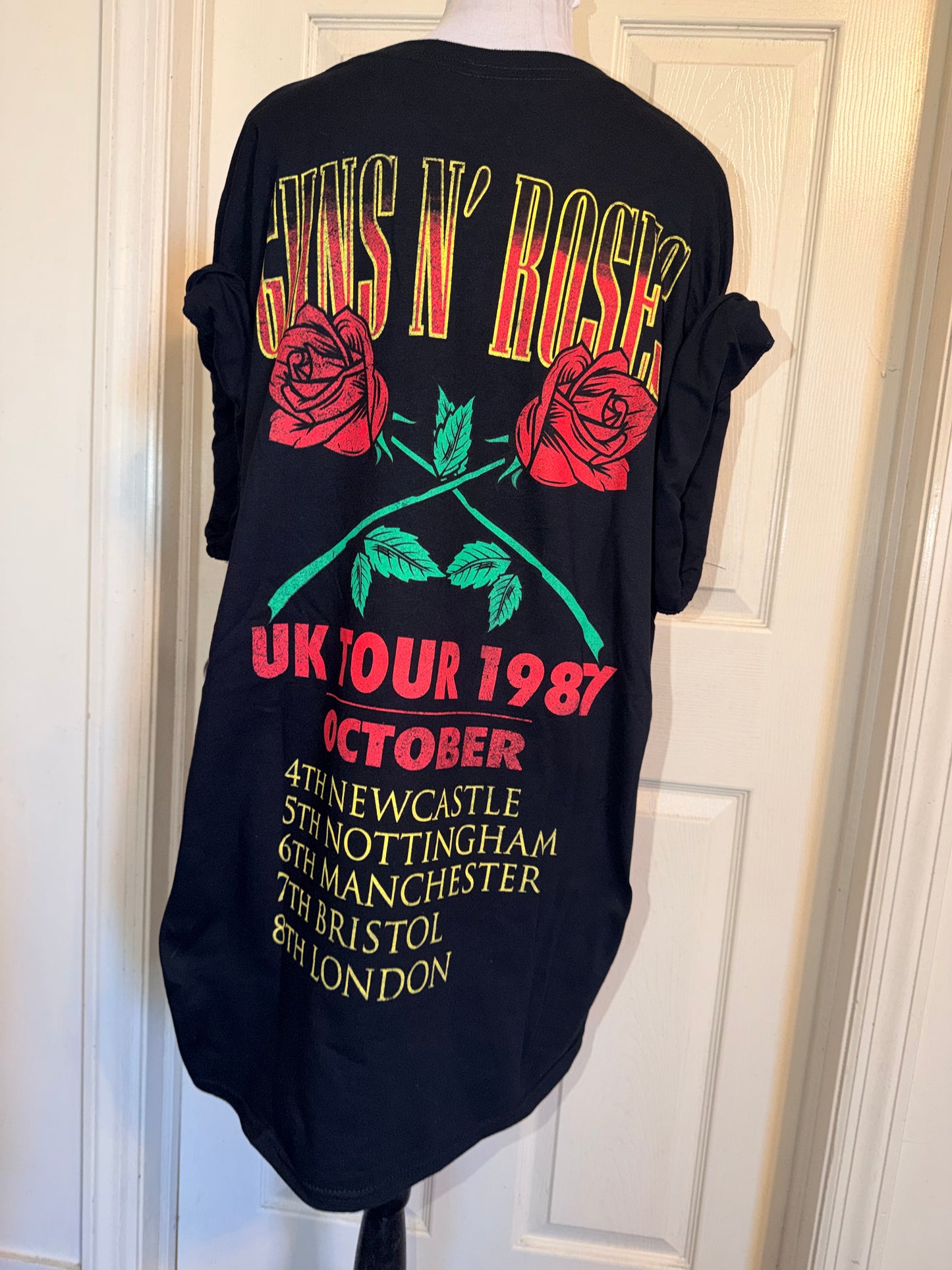 Guns N’ Roses Double Sided Oversized Distressed Tee