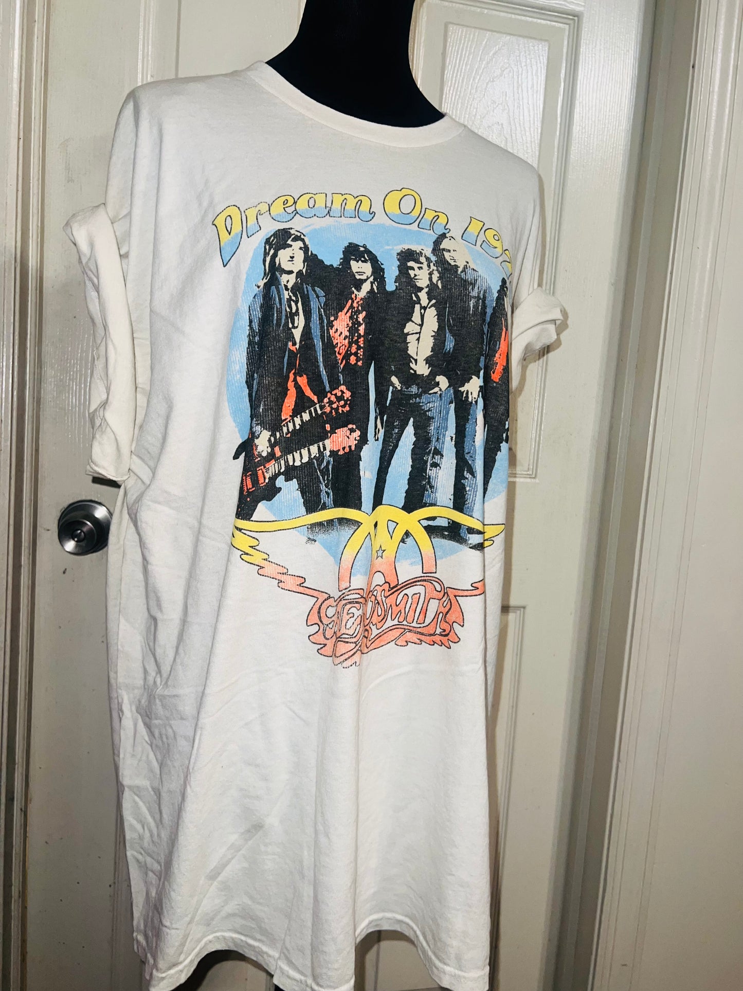 Aerosmith Oversized Distressed Tee