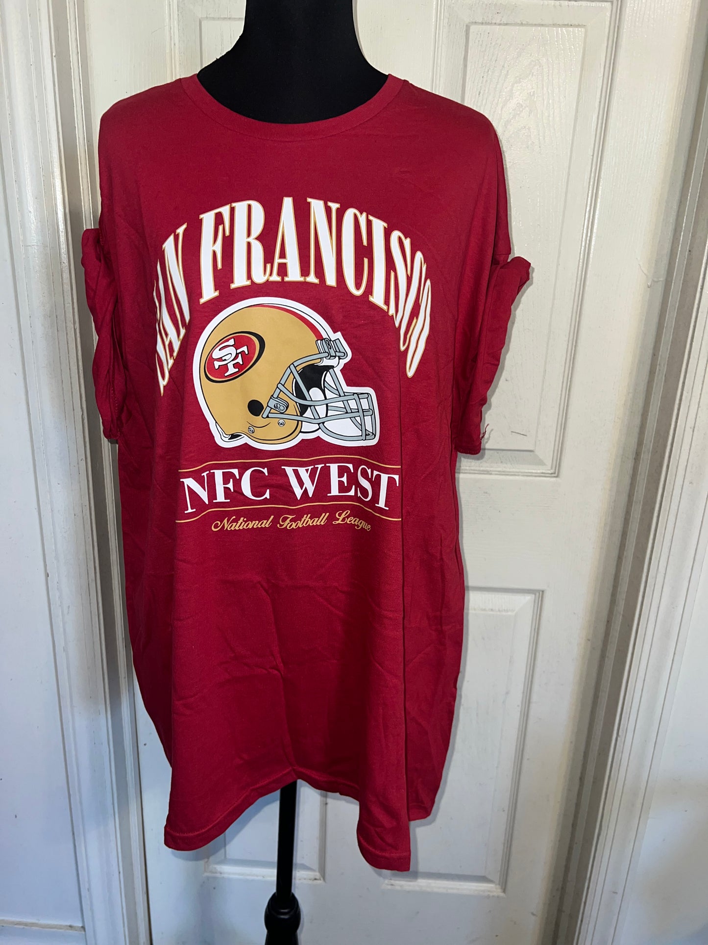 San Francisco 49ers Oversized Distressed Tee
