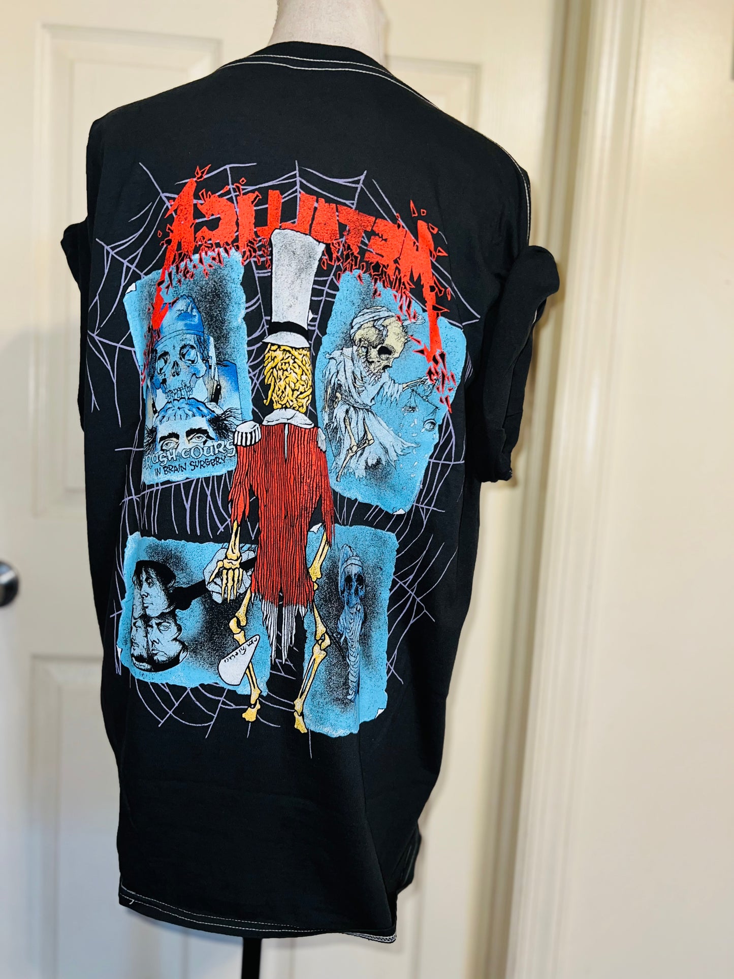 Metallica Double Sided Oversized Distressed Tee