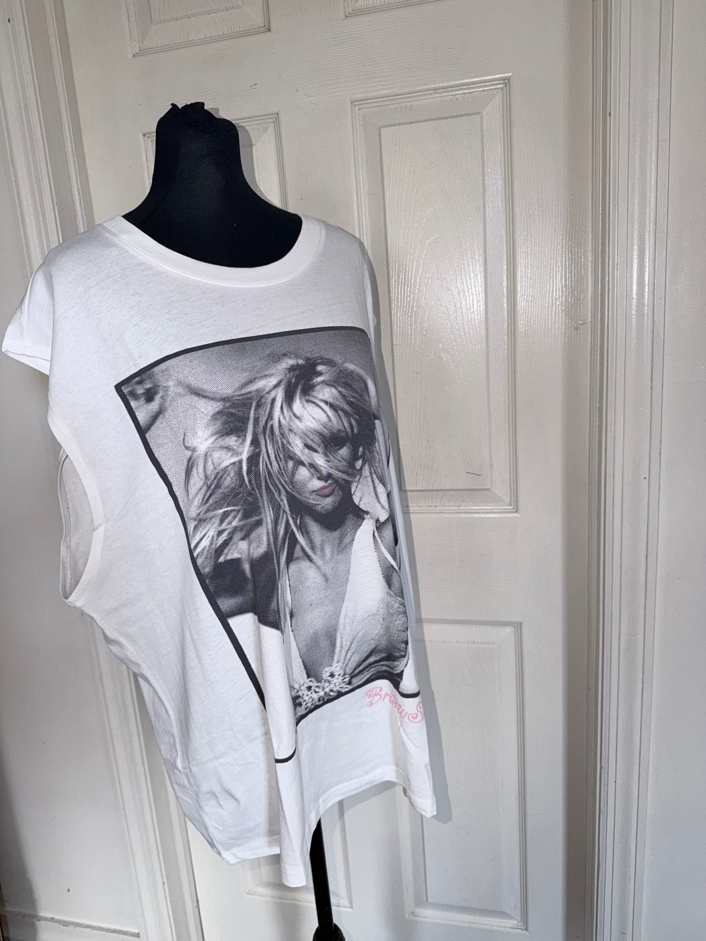 Britney Spears Oversized Distressed Tank