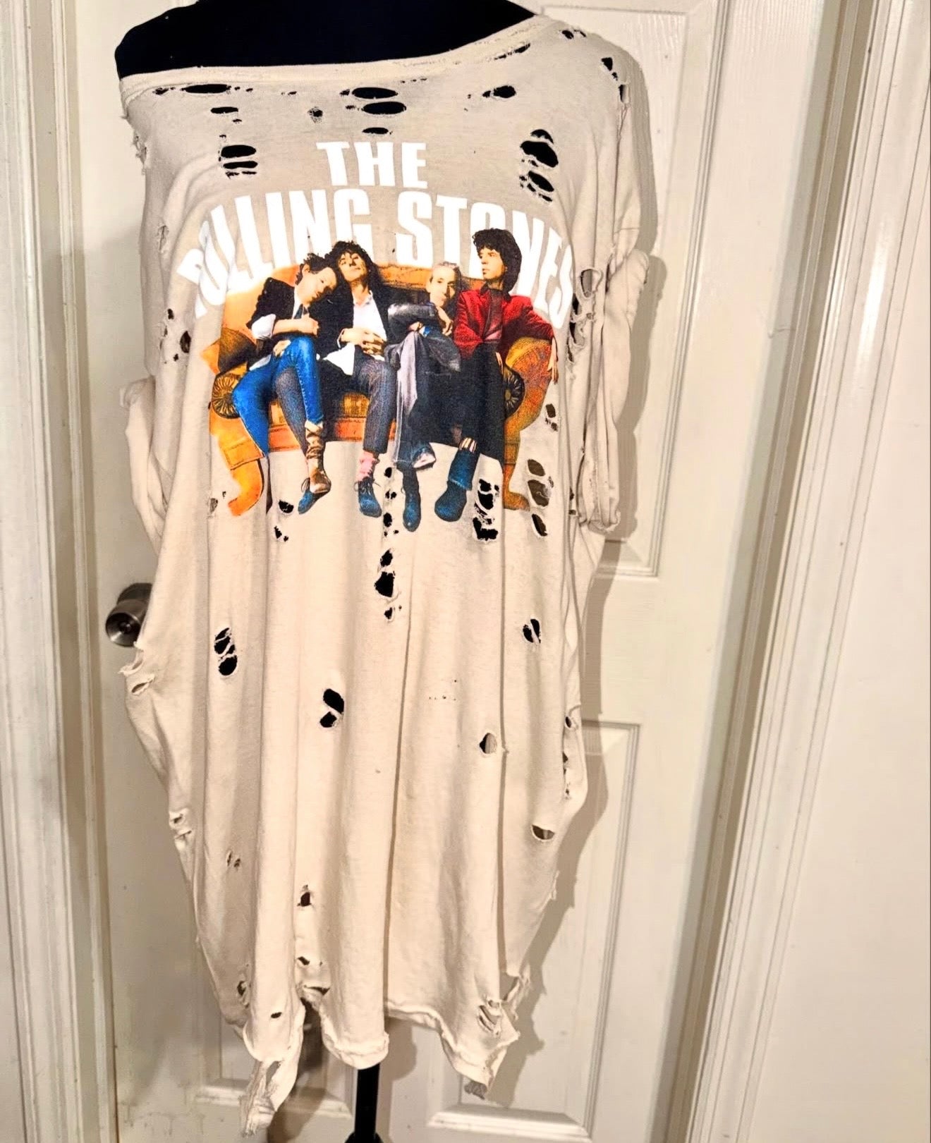 The Rolling Stones Double Sided Distressed Tee