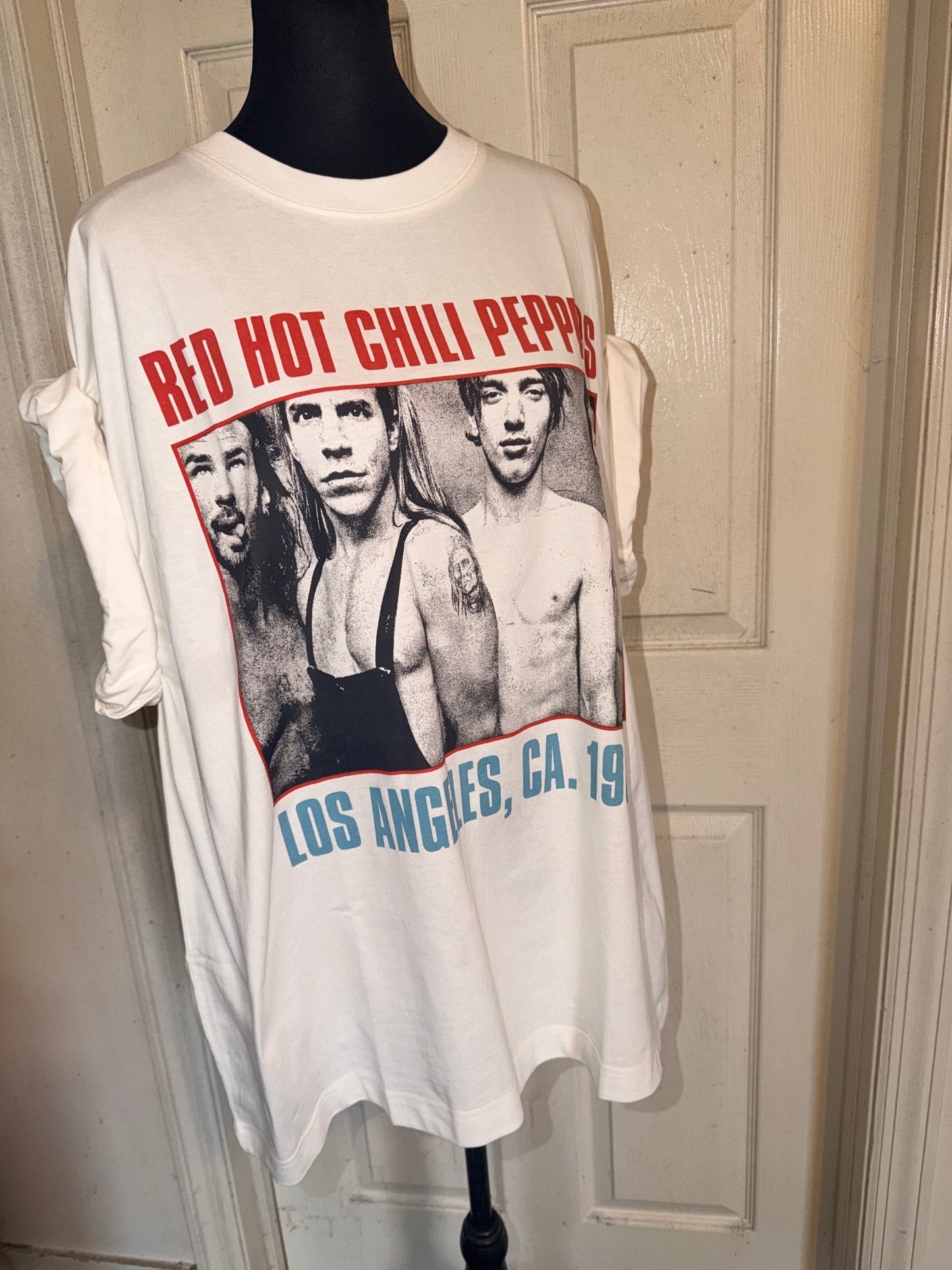 Red Hot Chili Peppers Oversized Distressed Tee