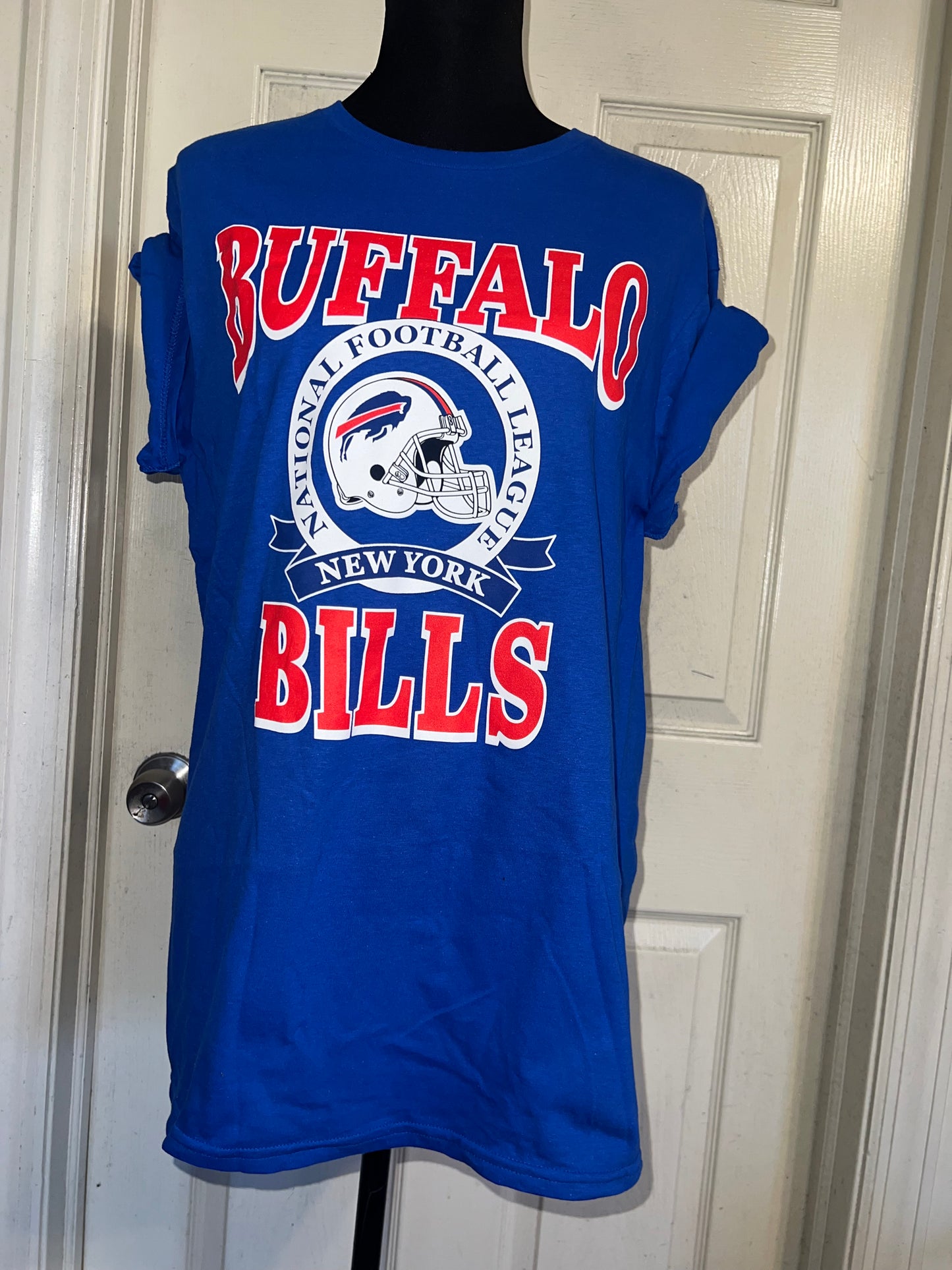 Buffalo Bills Oversized Distressed Tee