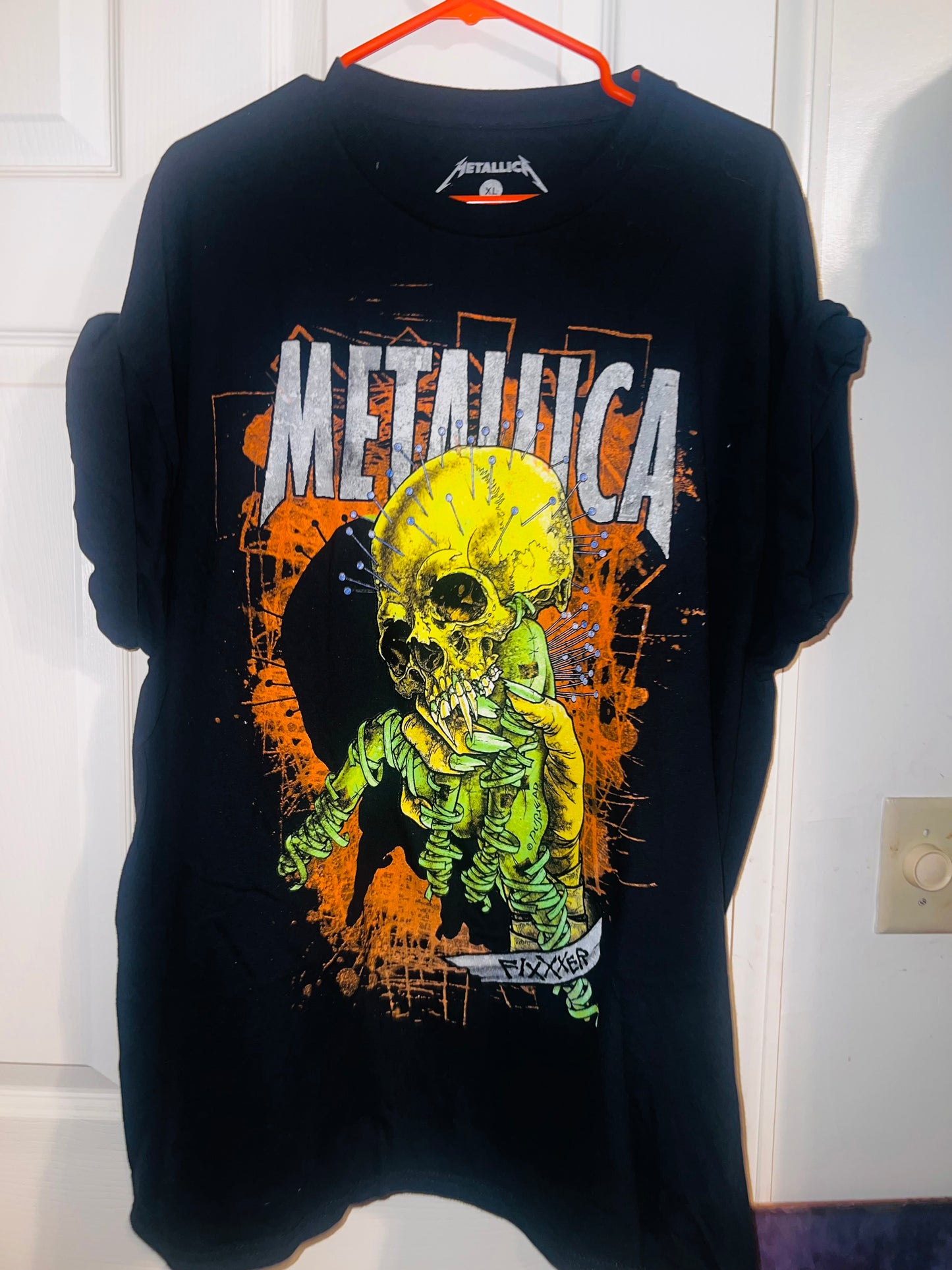 Metallica Fixxer Oversized Distressed Tee