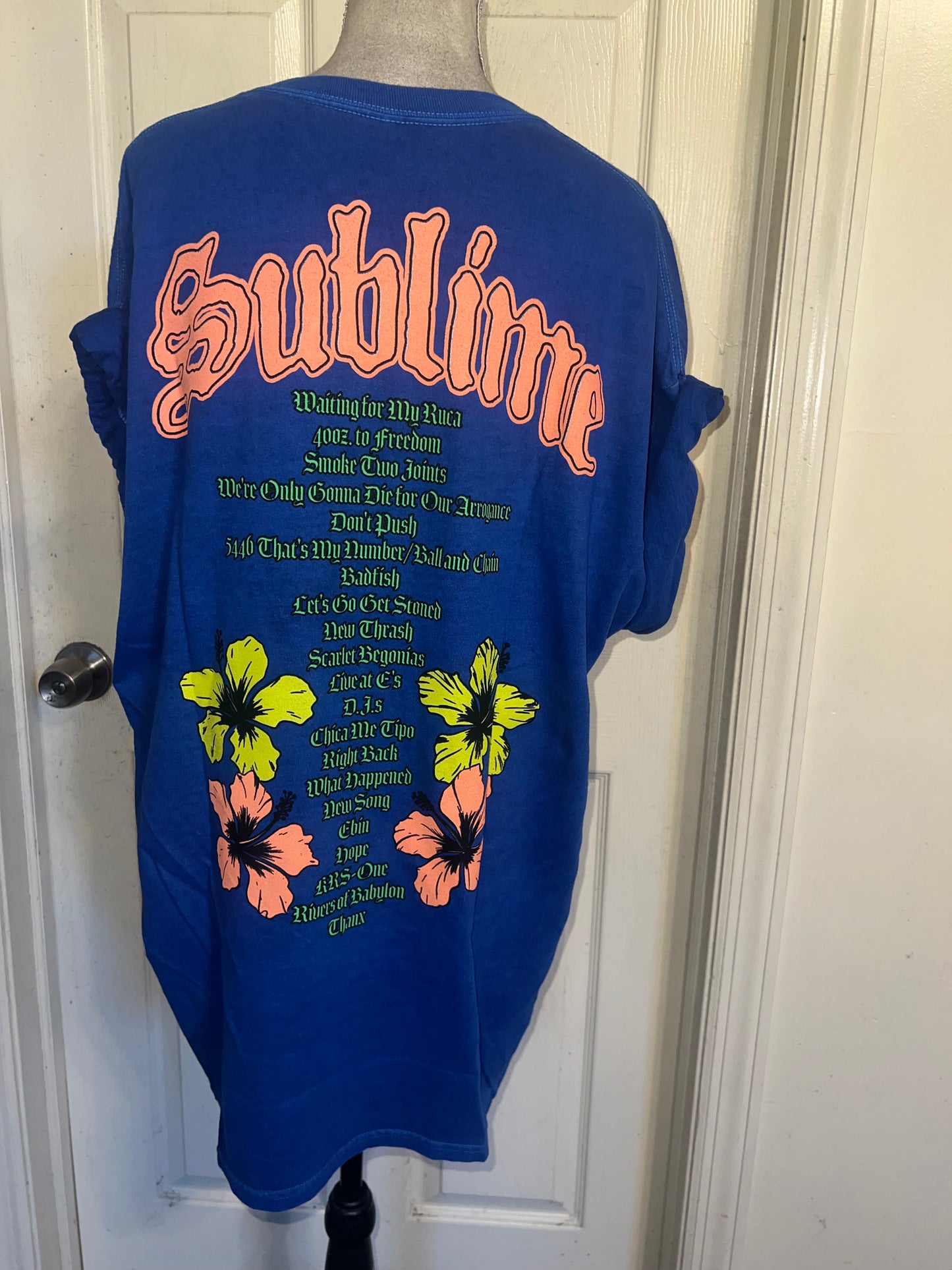 Sublime Double Sided Oversized Distressed Tee