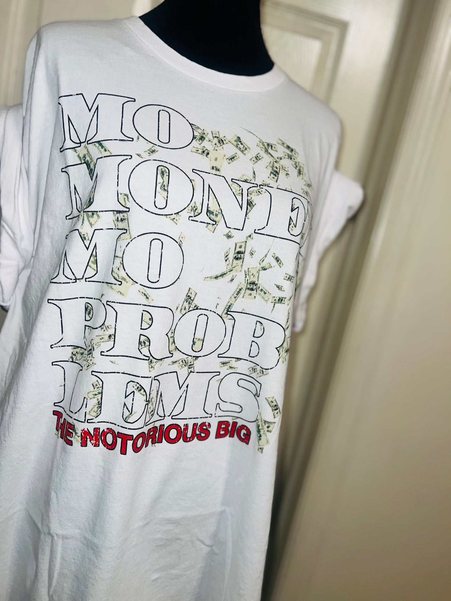 Notorious BIG Oversized Distressed Tee