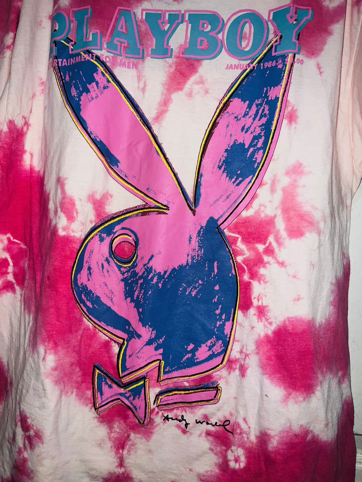 Playboy Andy Warhol Tie Dye Oversized Tee