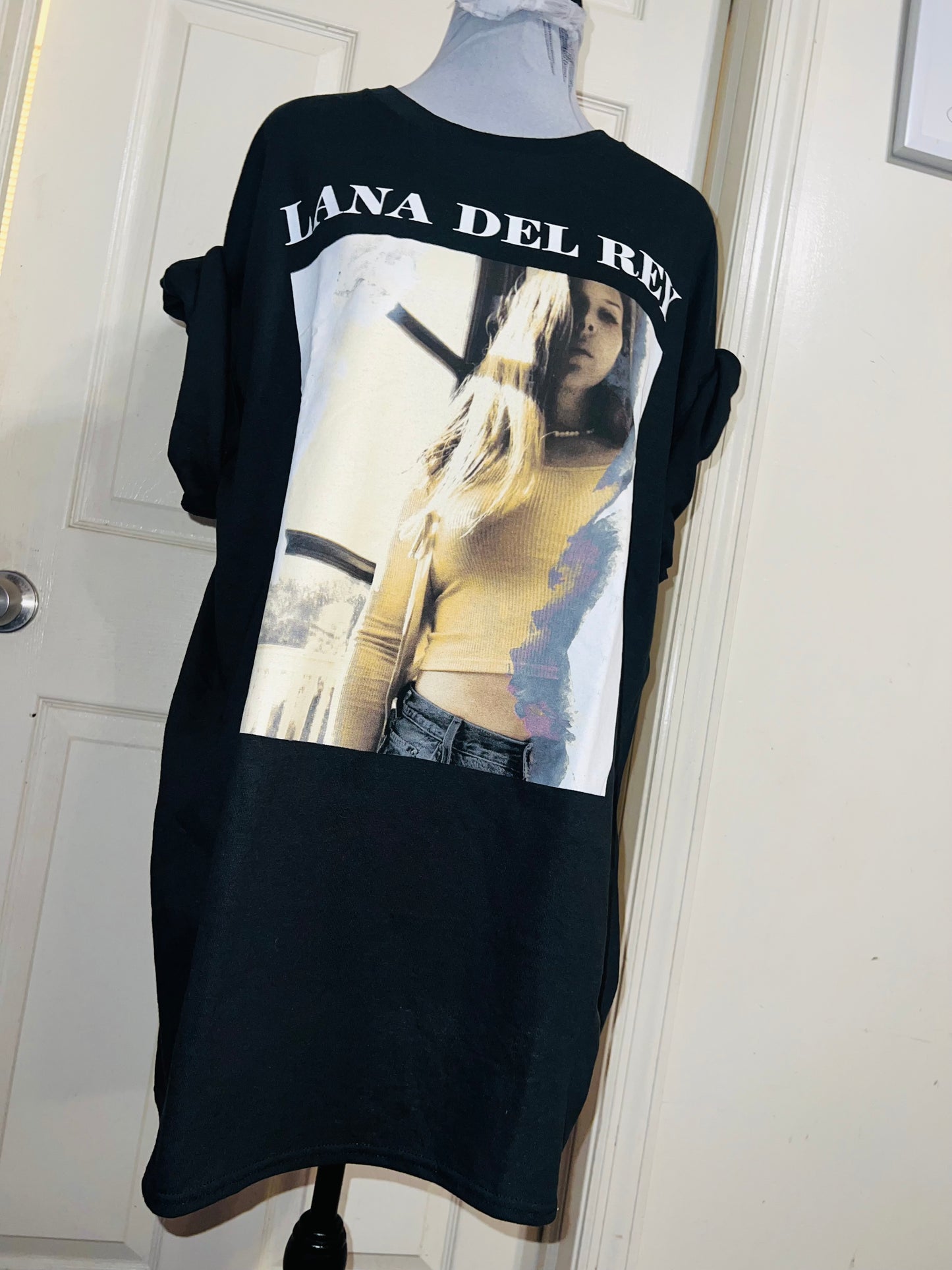 Lana Del Rey Oversized Distressed Tee