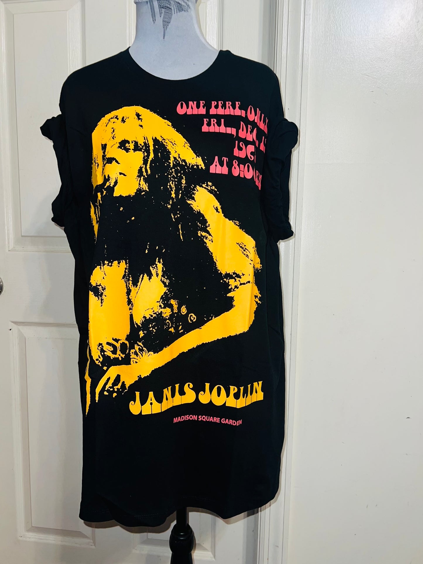 Janis Joplin Oversized Distressed Tee