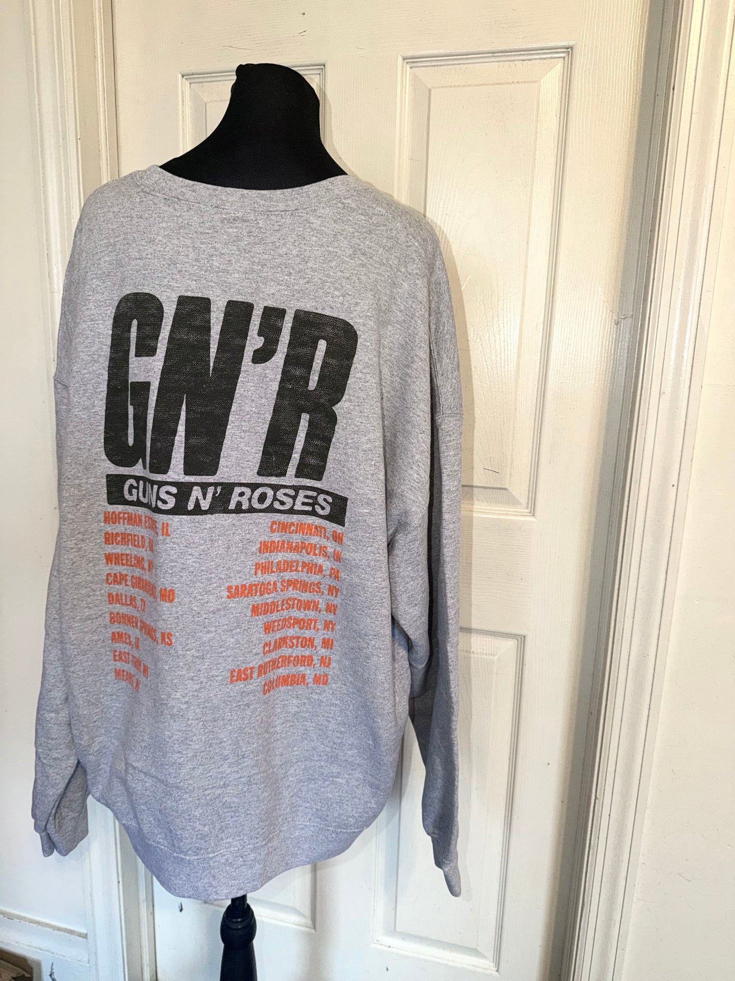 Guns N’ Roses Double Sided Oversized Sweatshirt