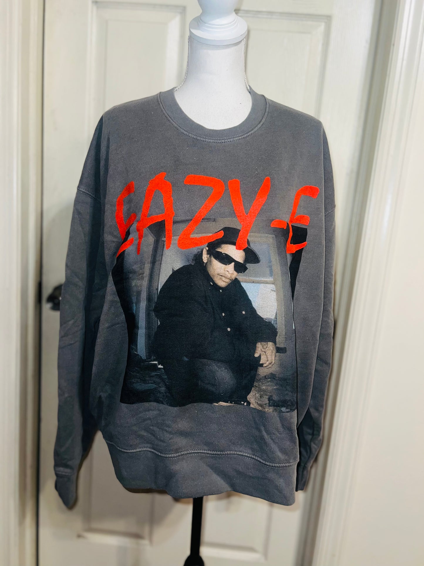 Eazy-E Oversized Distressed Sweatshirt