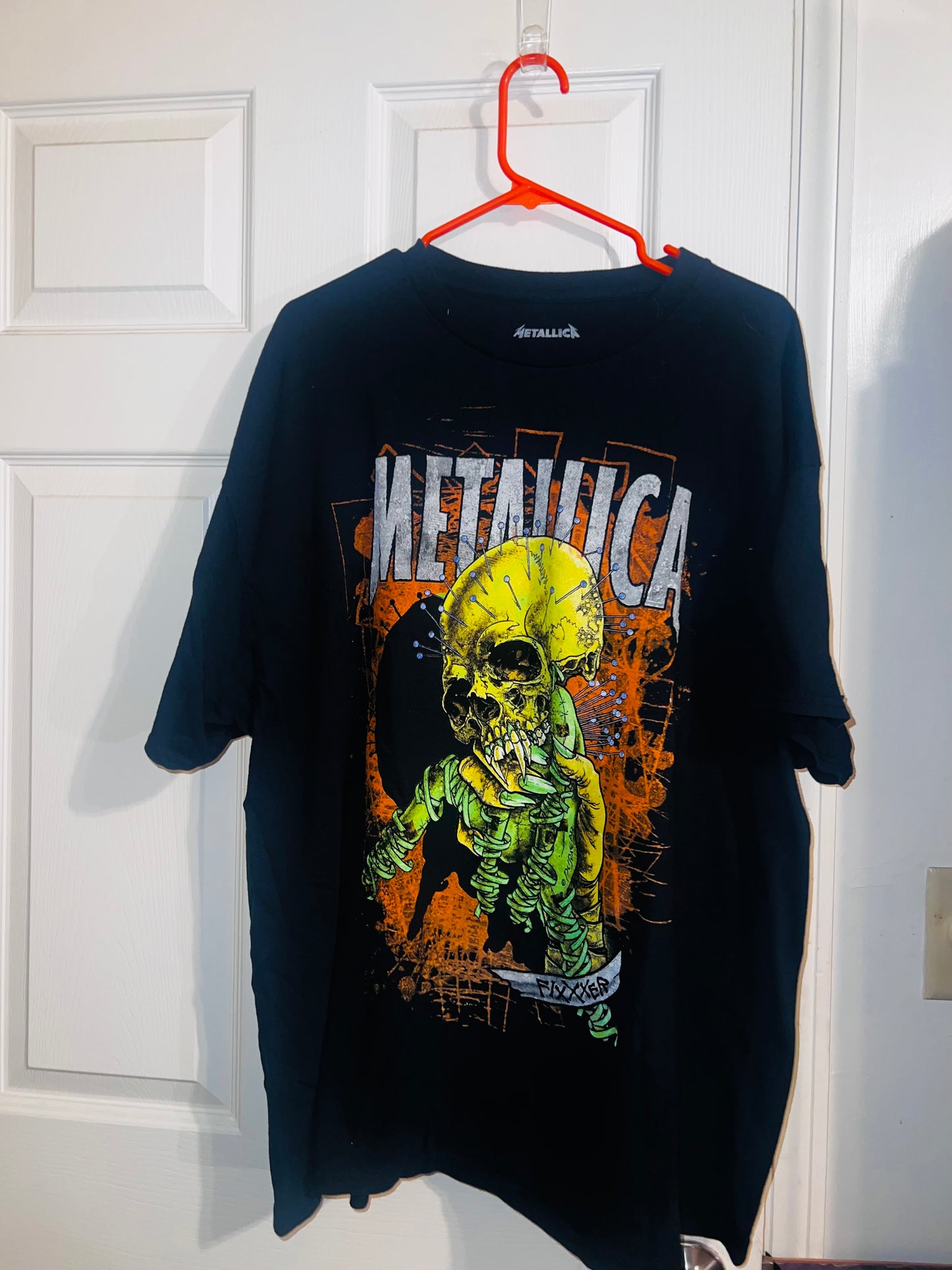 Metallica Fixxer Oversized Distressed Tee