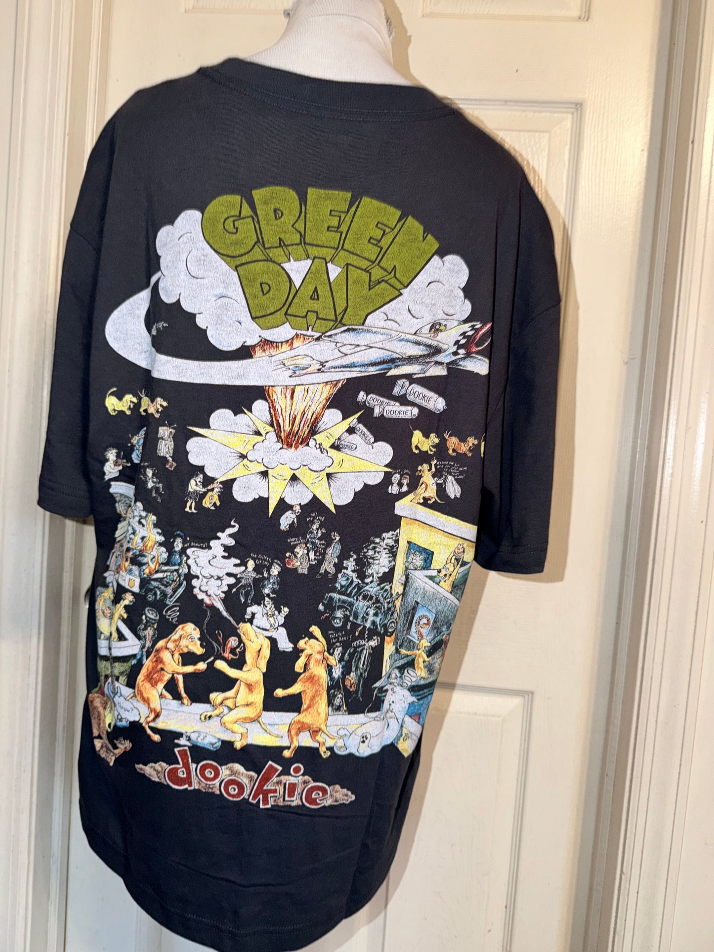 Green Day Double Sided Oversized Tee