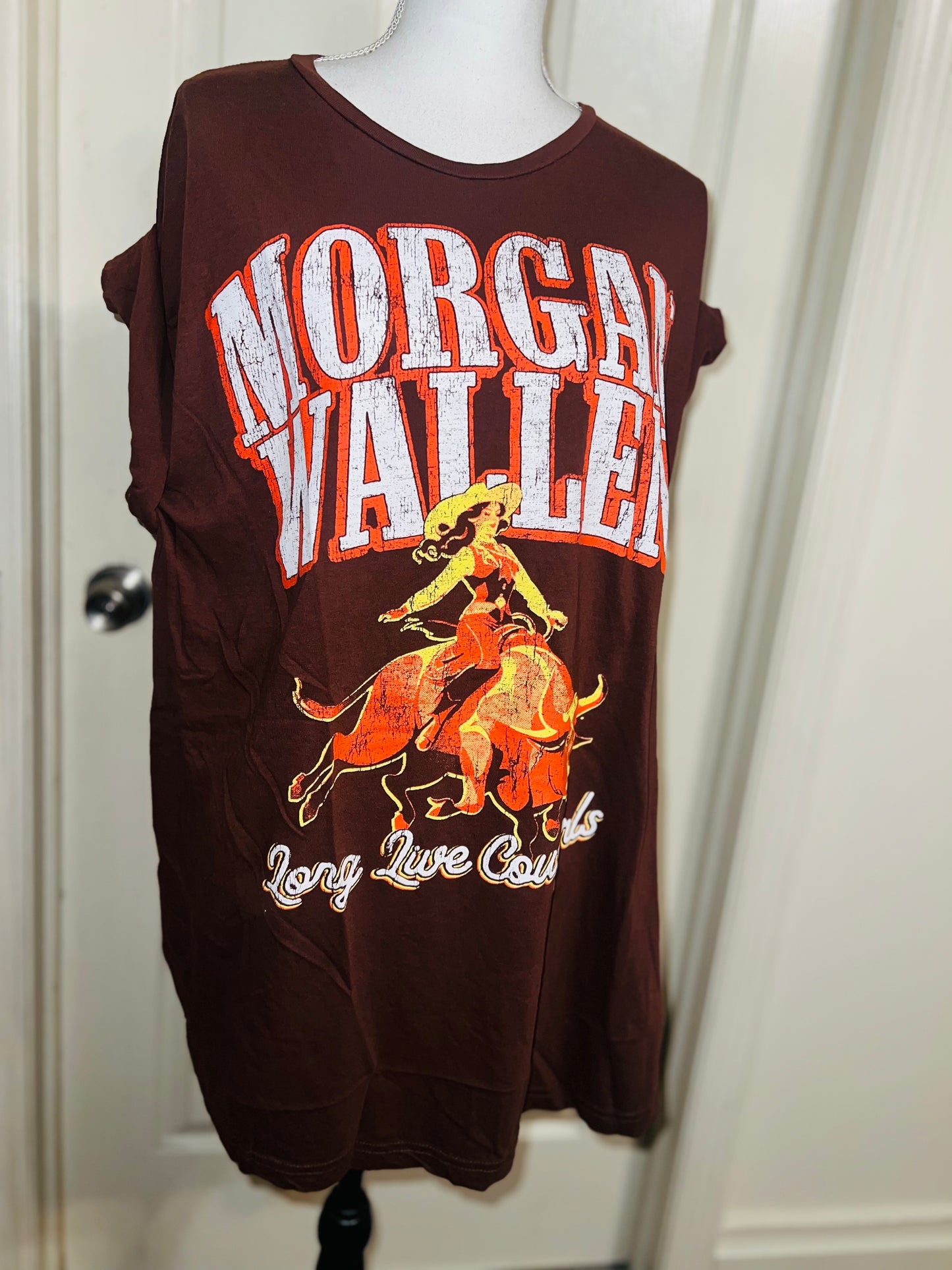 Morgan Wallen Oversized Distressed Tee