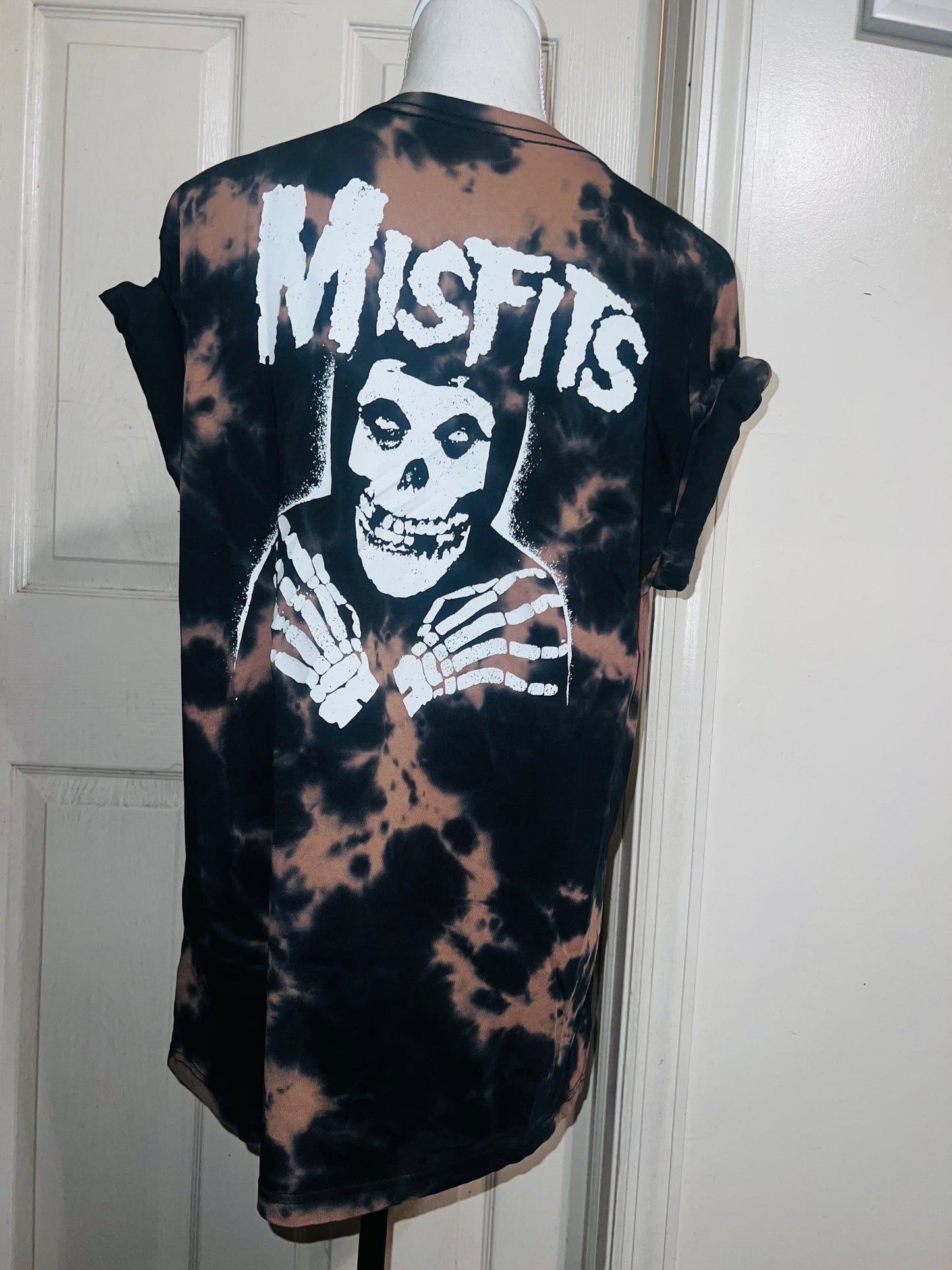 Misfits Double Sided Oversized Distressed Tee