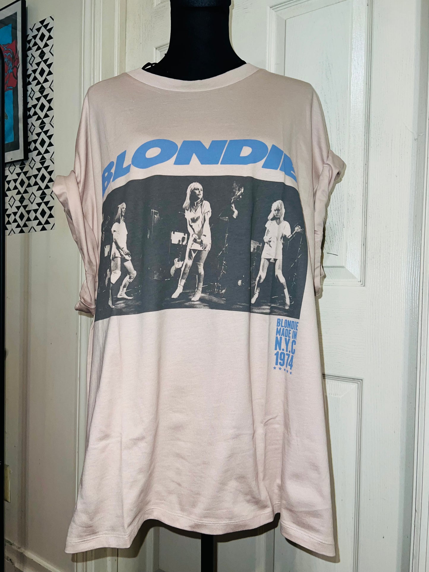 Blondie Oversized Distressed Tee