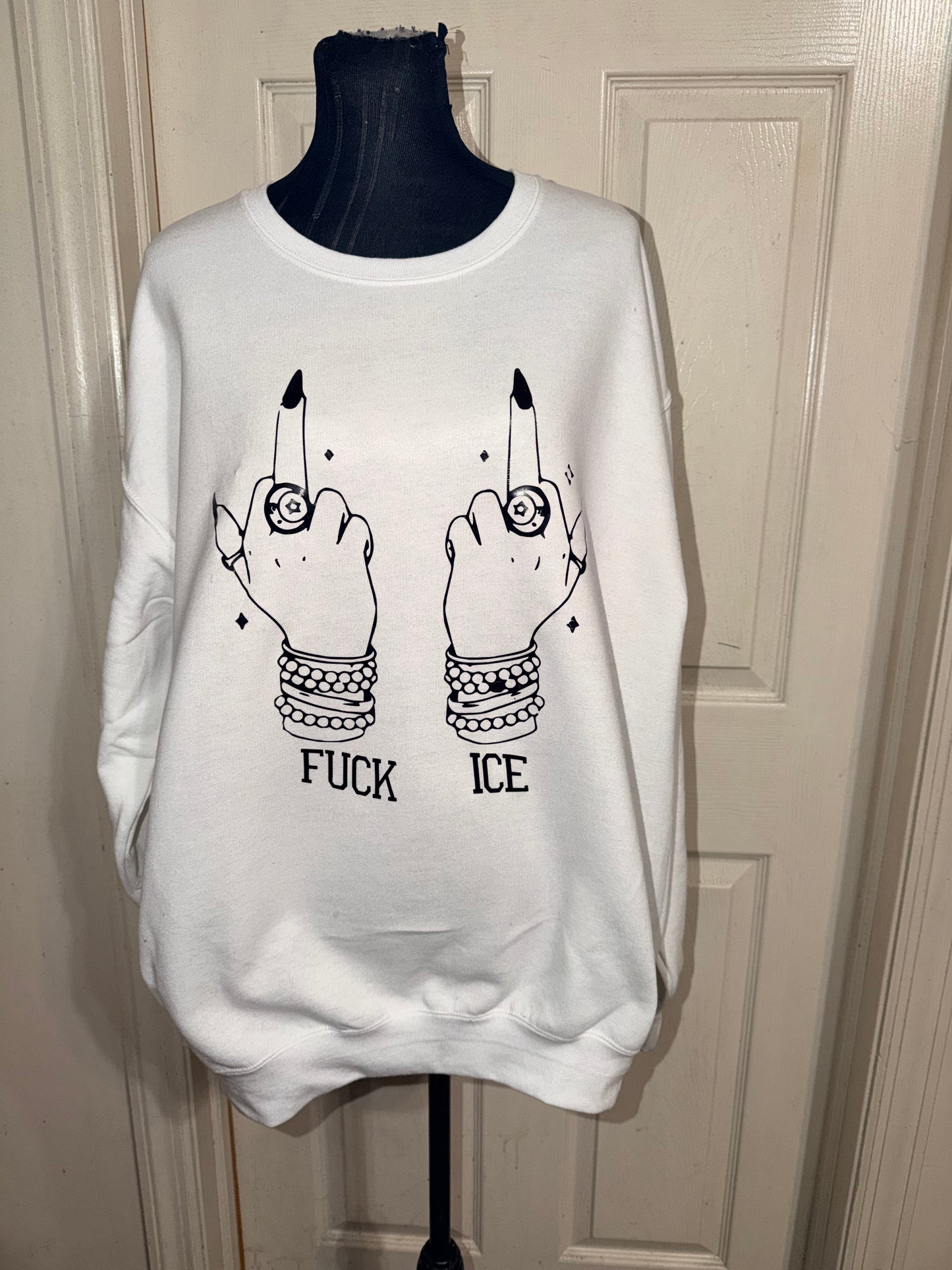 F ICE Oversized Sweatshirt & Tee