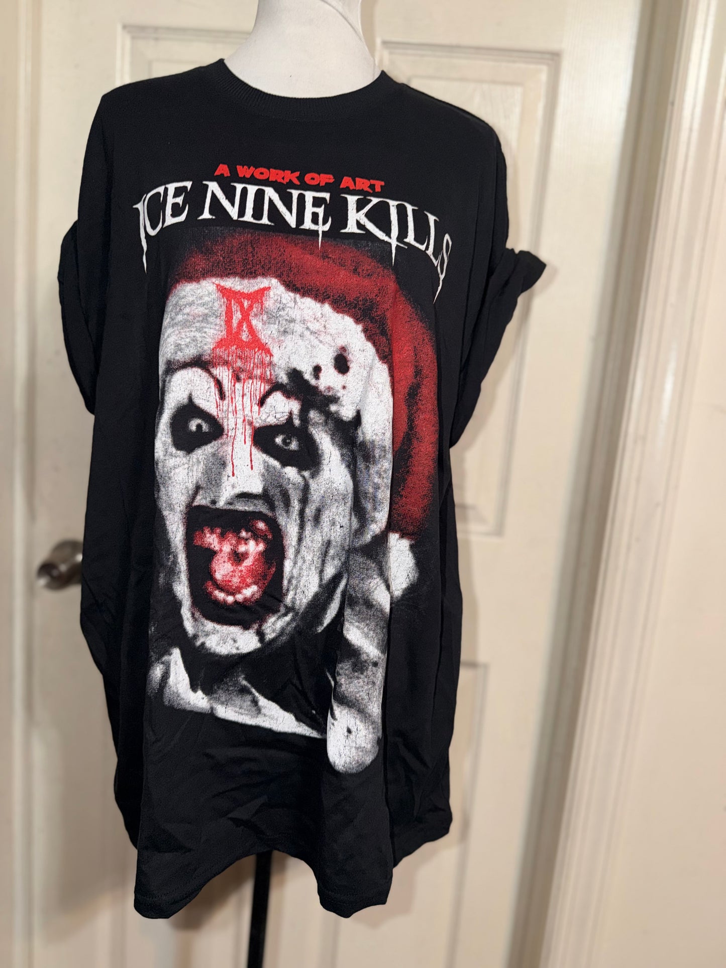 Ice Nine Kills Oversized Distressed Tee