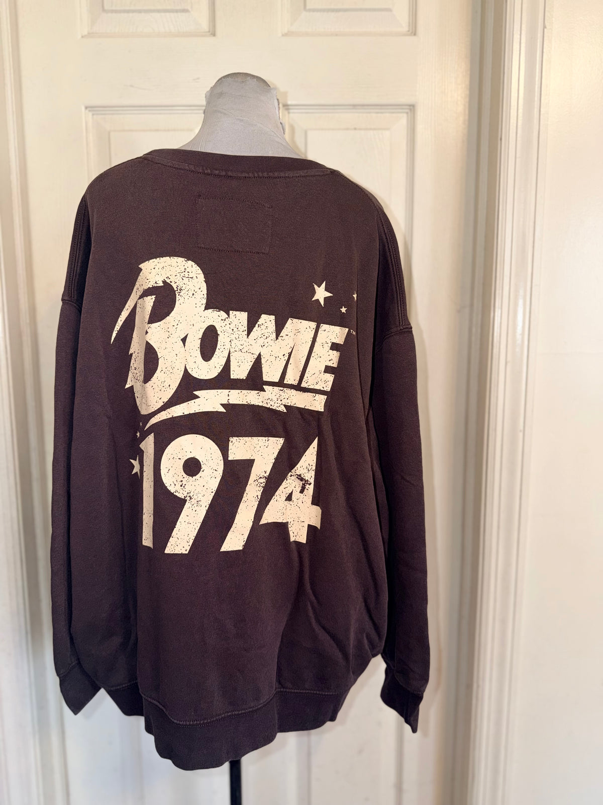 David Bowie Double Sided Oversized Sweatshirt