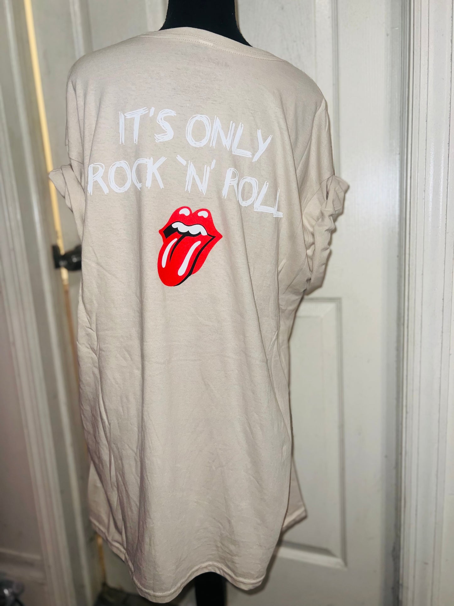 The Rolling Stones Double Sided Distressed Tee