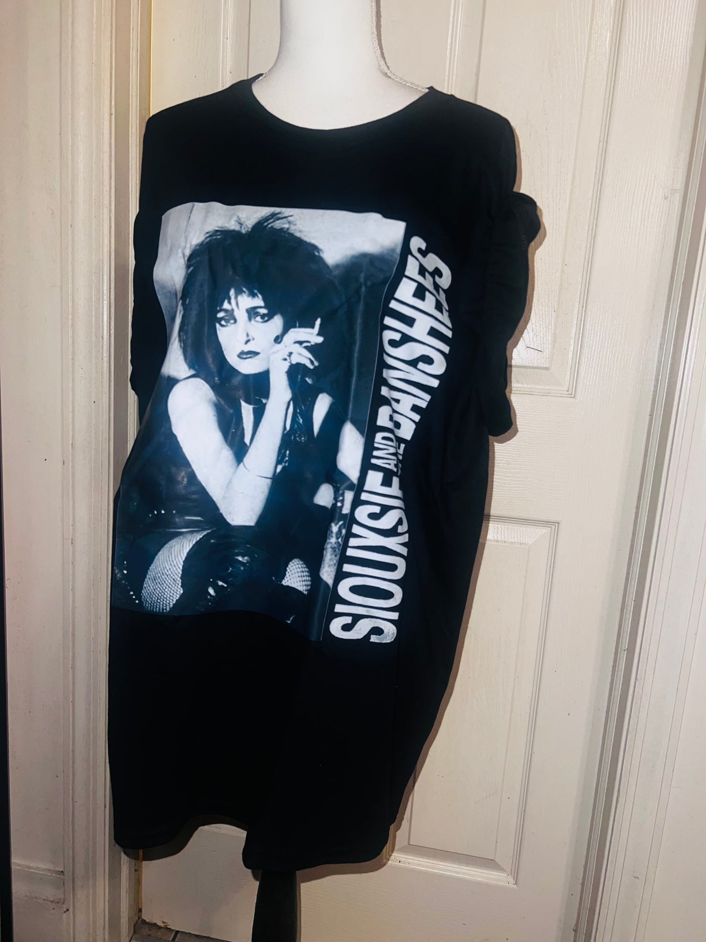 Siouxsie and the Banshees Oversized Distressed Tee