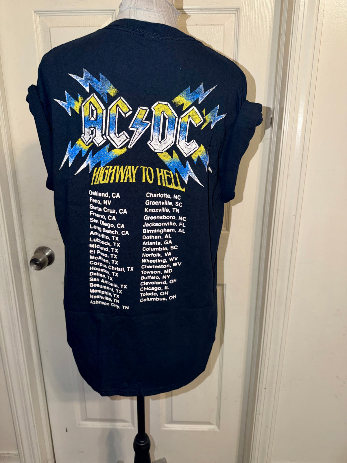 AC/DC Double Sided Oversized Tee