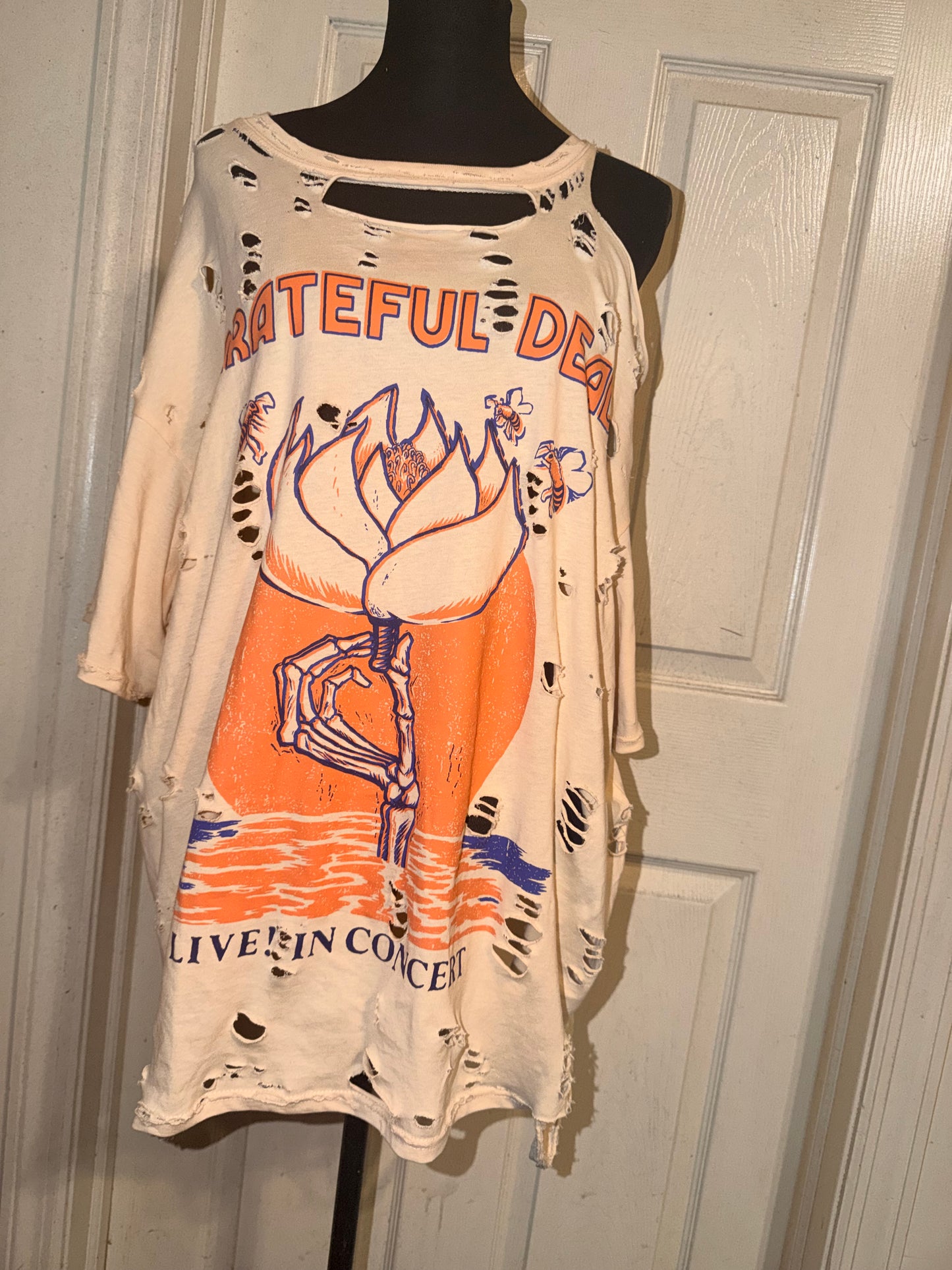 Grateful Dead Oversized Distressed Tee (as is)