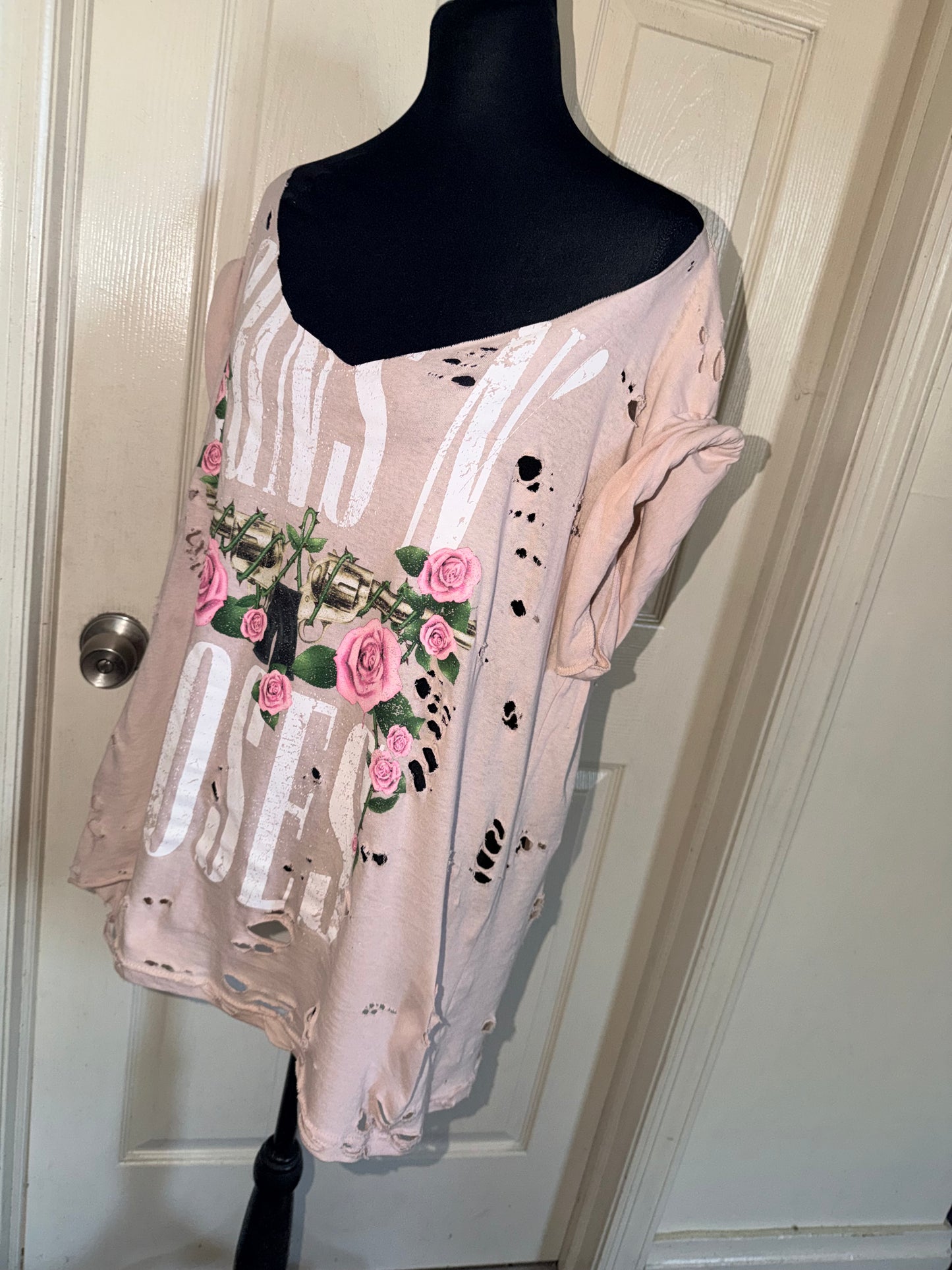 Guns N’ Roses Oversized Distressed Tee