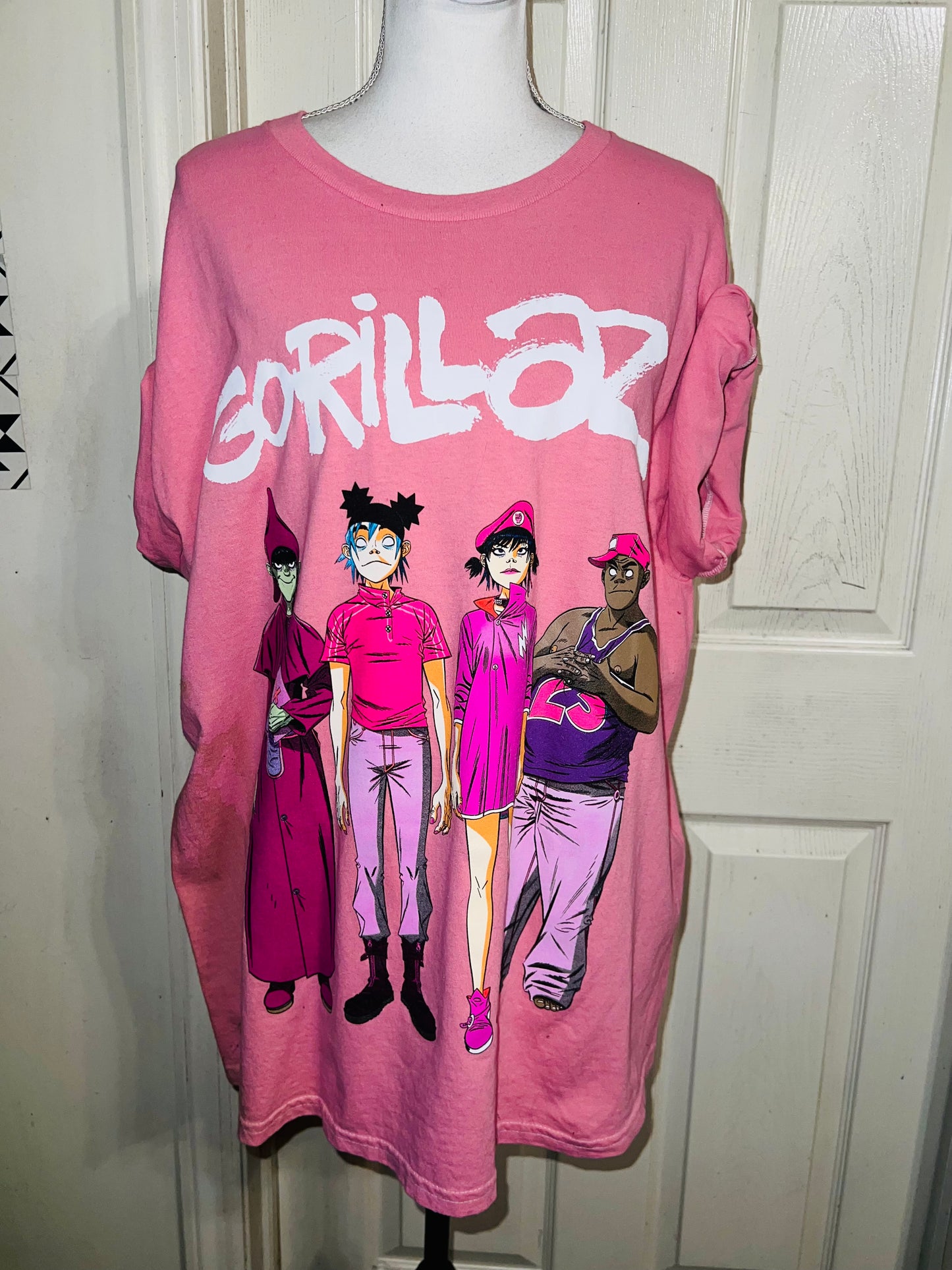 Gorillaz Oversized Distressed Tee