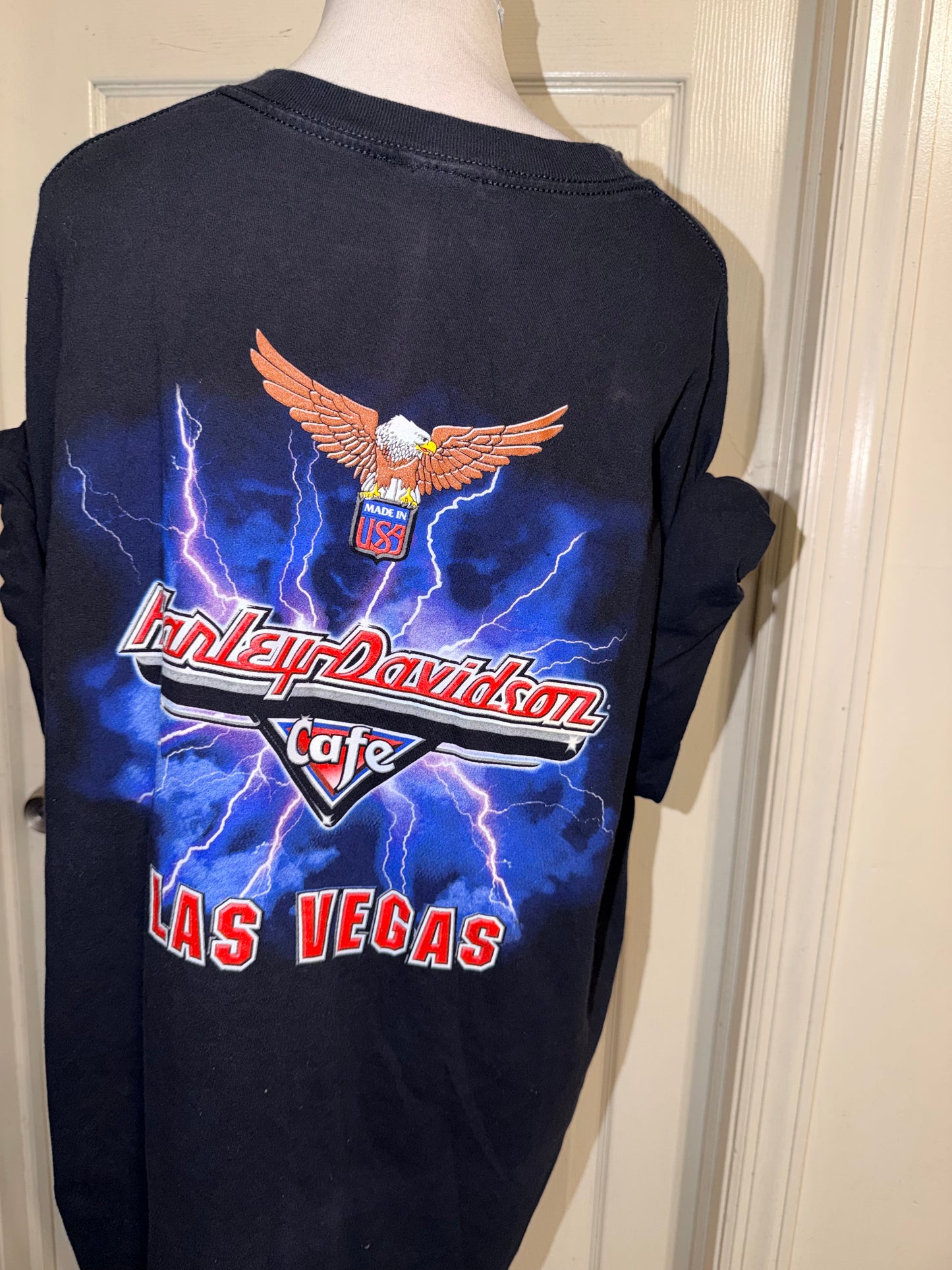 Harley Davidson Vintage Double Sided Oversized Tee