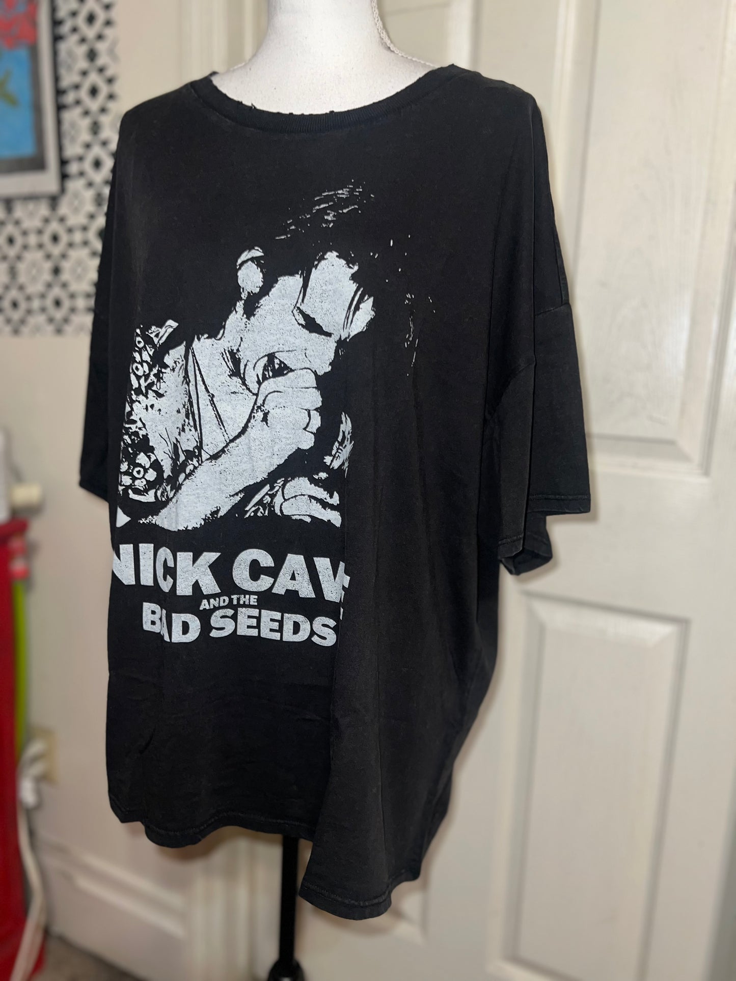 Nick Cave & The Bad Seeds Oversized Distressed Tee