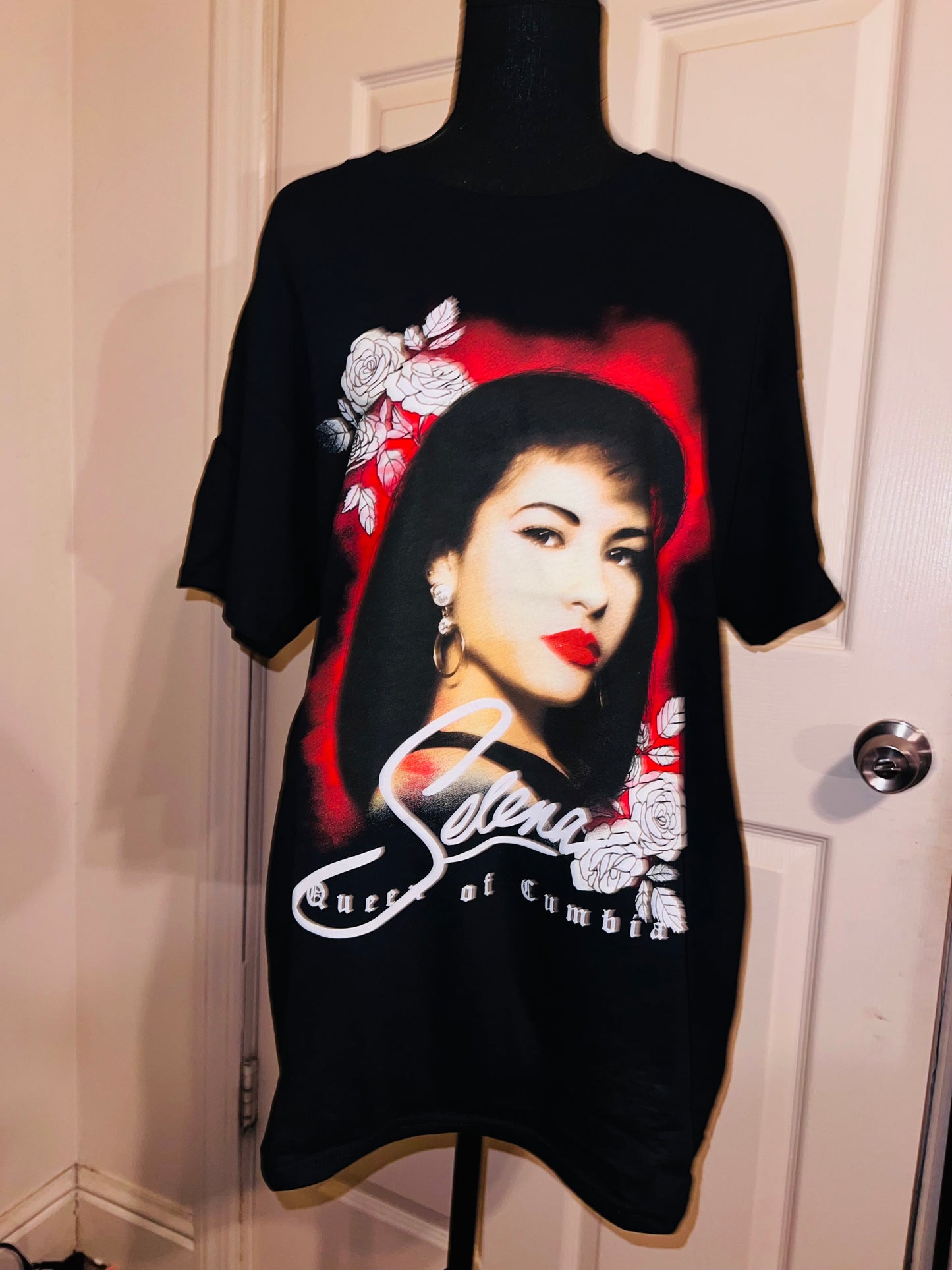 Selena Oversized Distressed Tee