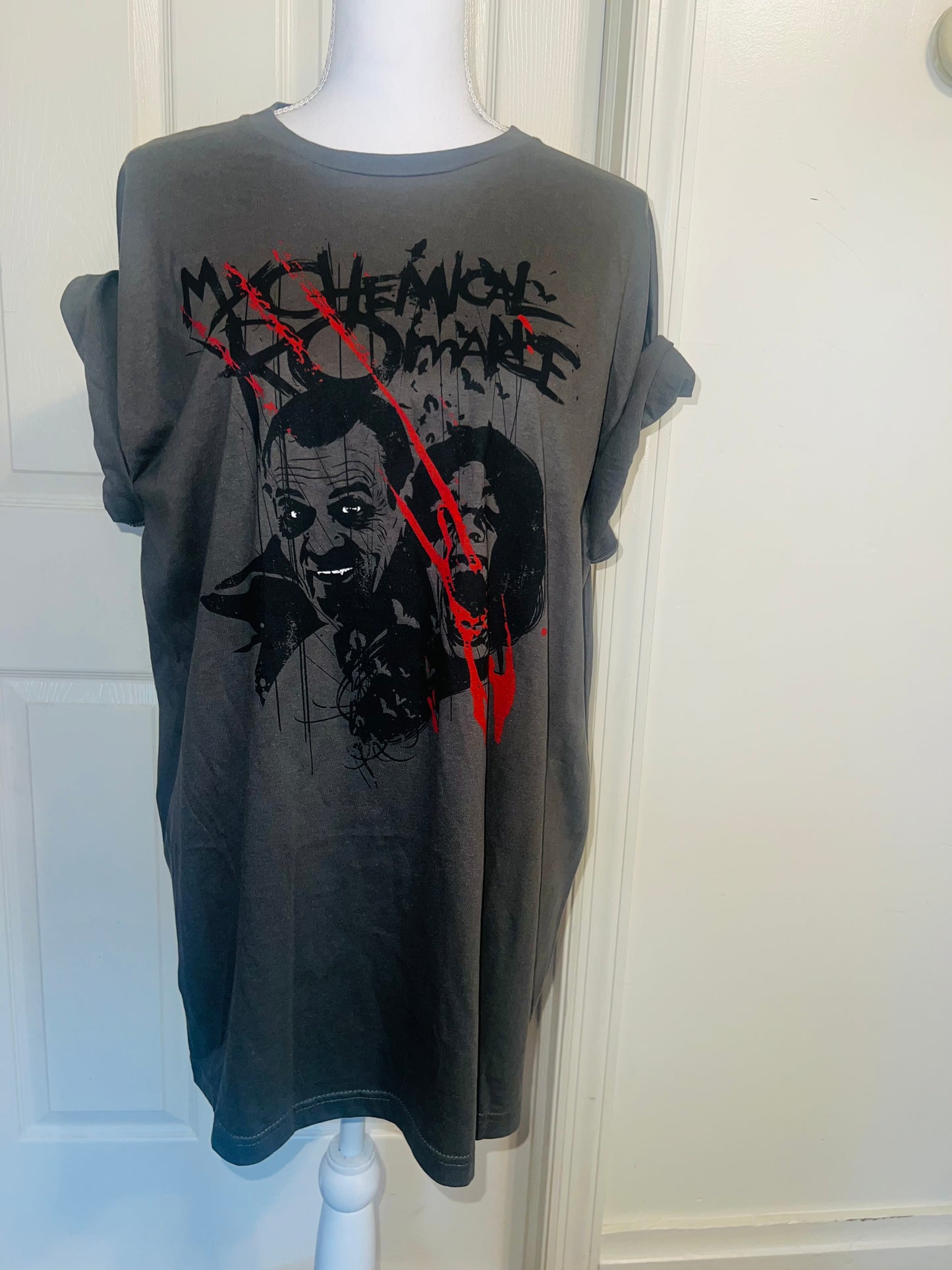 My Chemical Romance Oversized Distressed Tee