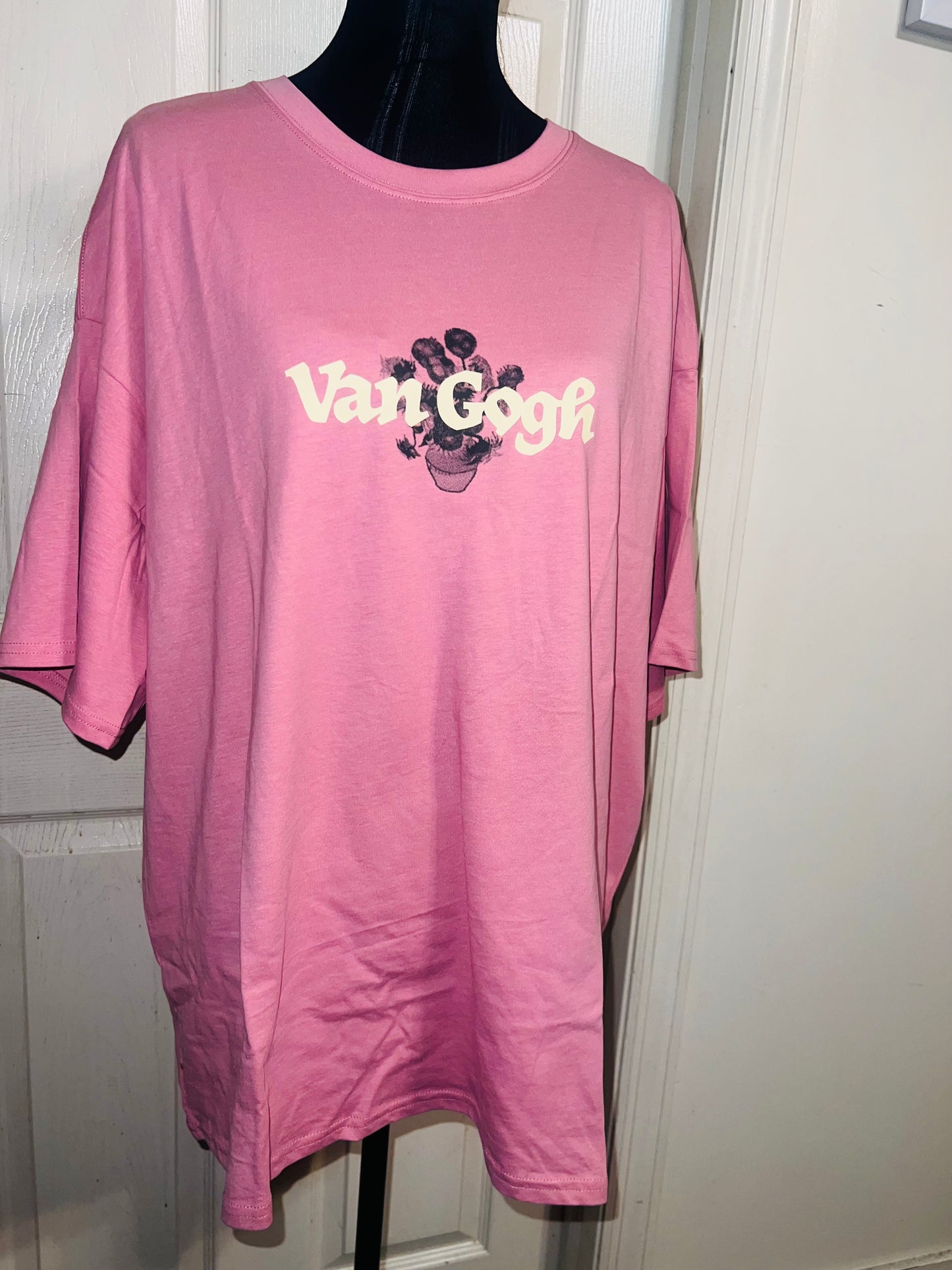 Vincent Van Gogh Double Sided Oversized Distressed Tee