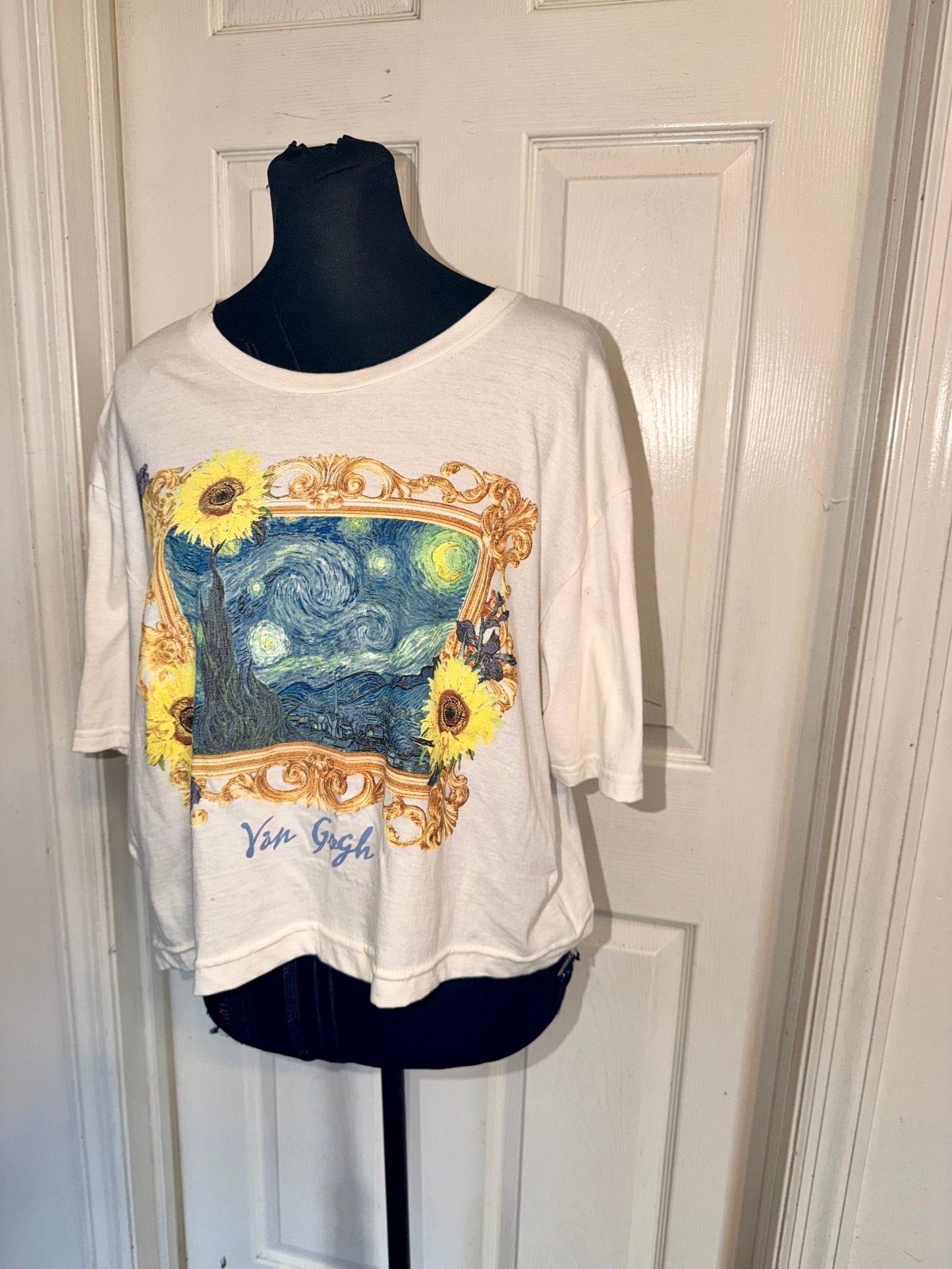 Vincent Van Gogh Cropped Tee