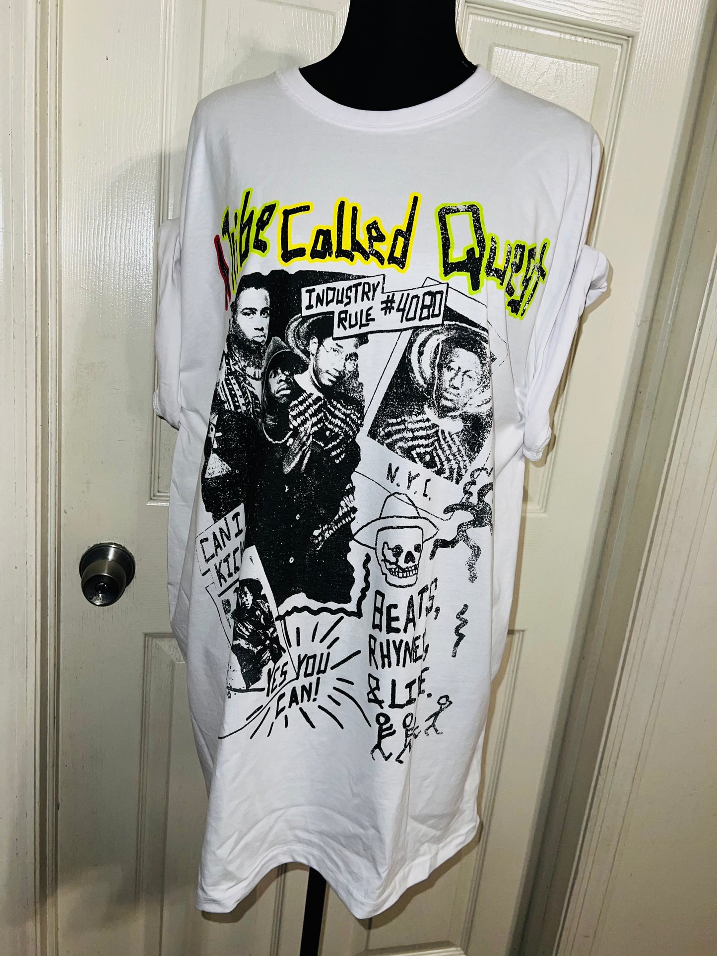 A Tribe Called Quest Oversized Distressed Tee