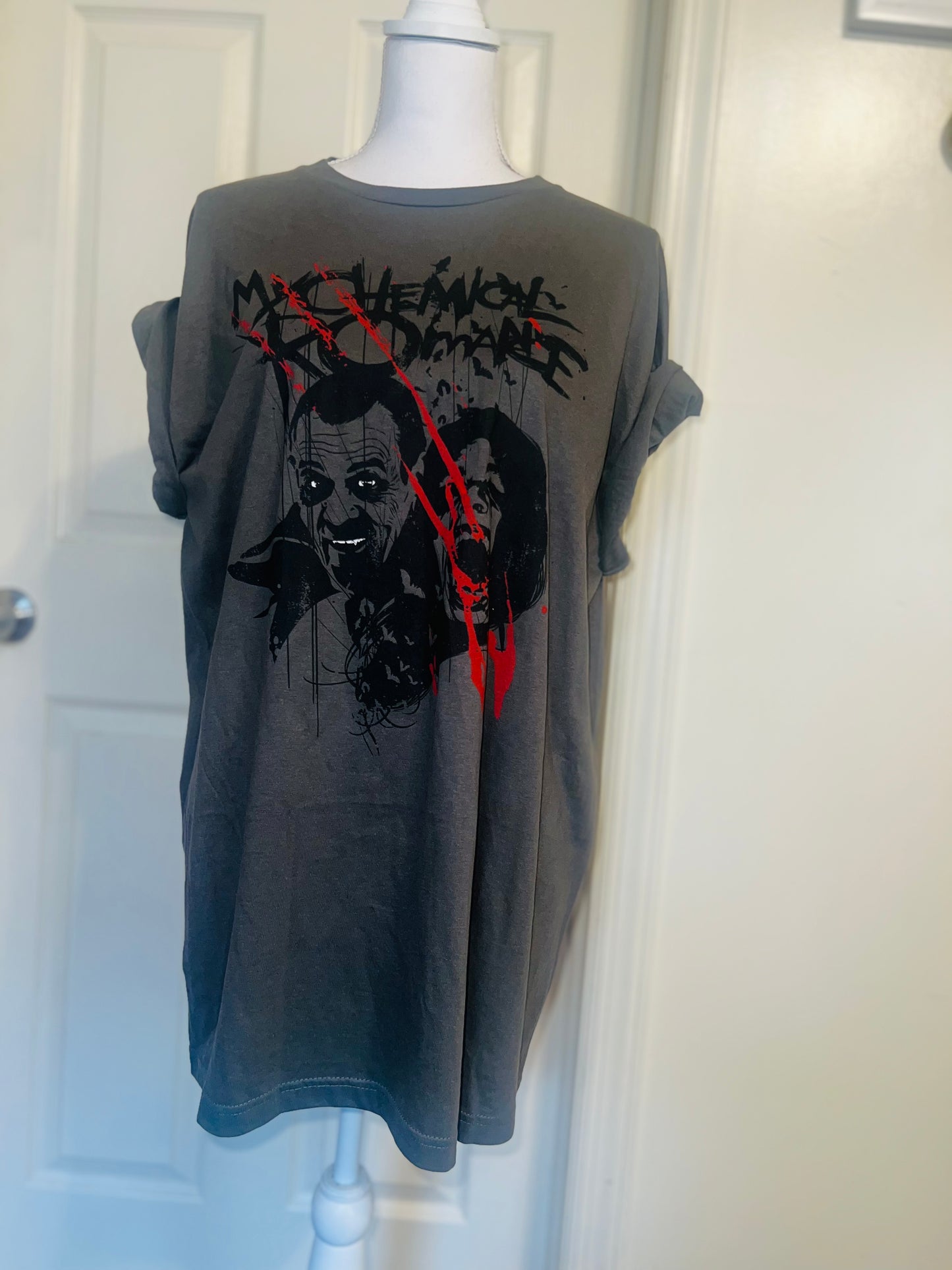 My Chemical Romance Oversized Distressed Tee