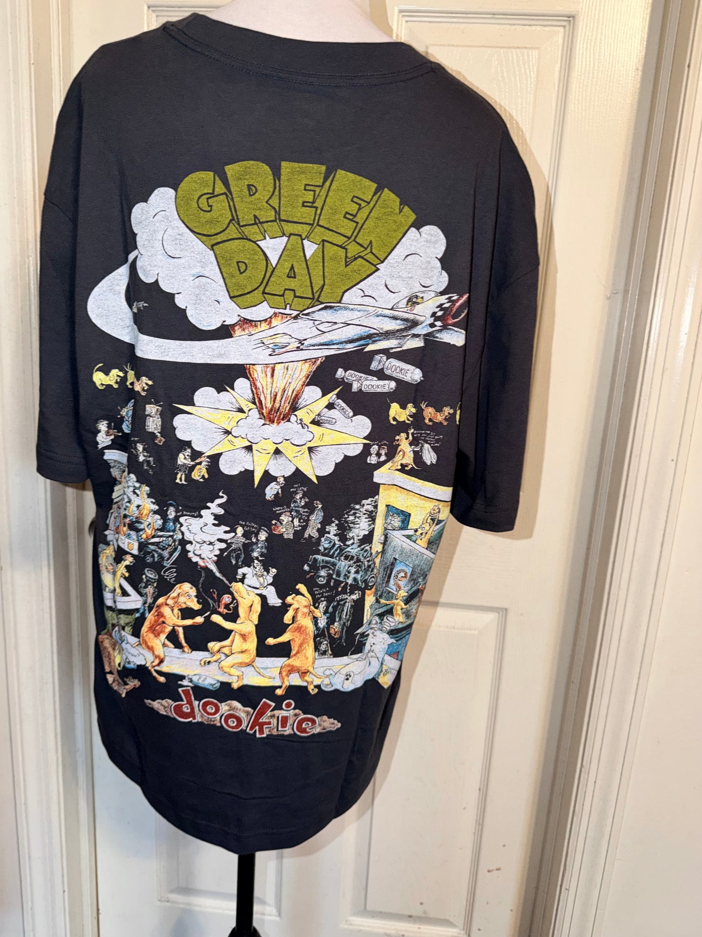 Green Day Double Sided Oversized Tee