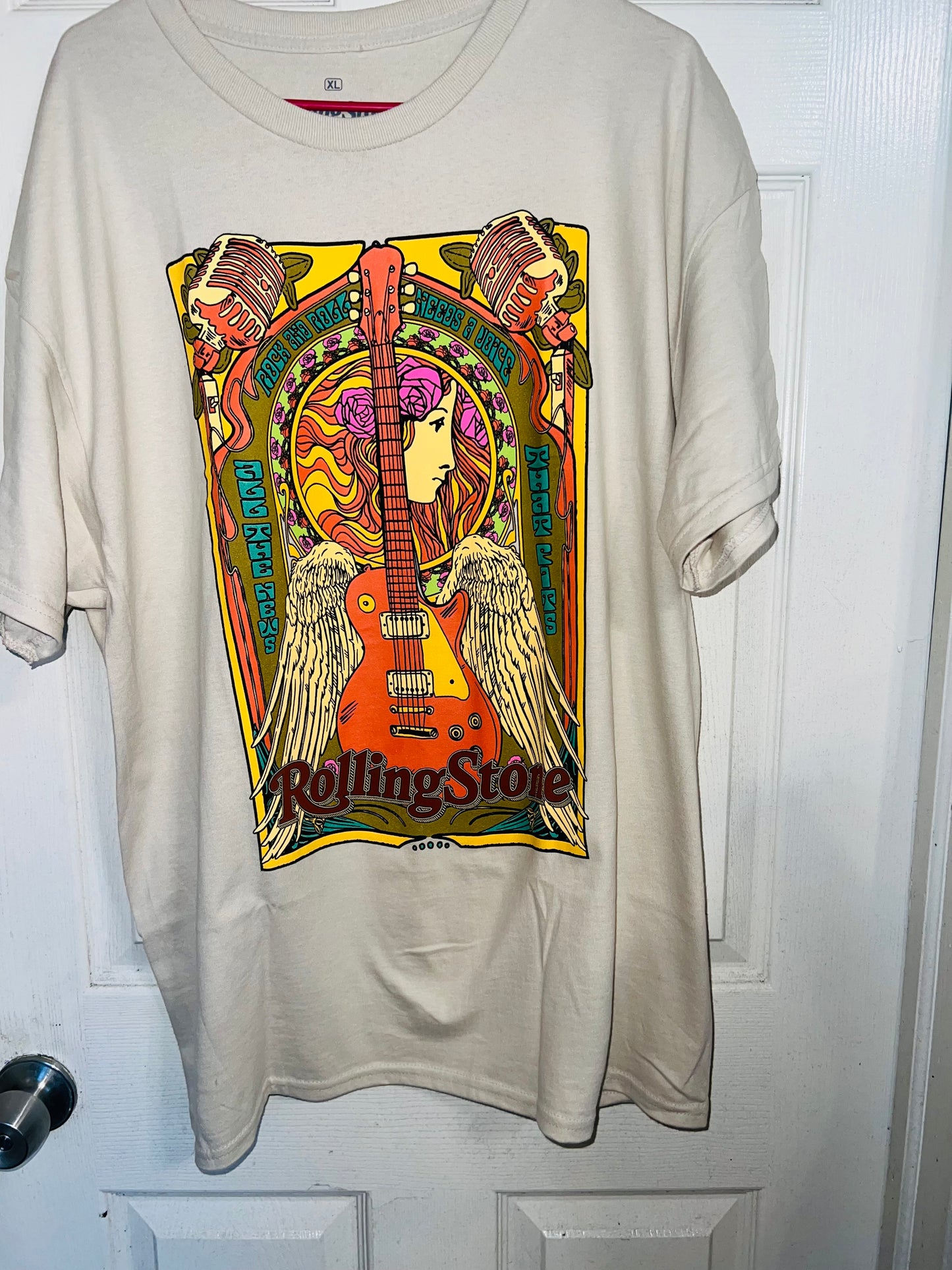 Rolling Stone Oversized Distressed Tee