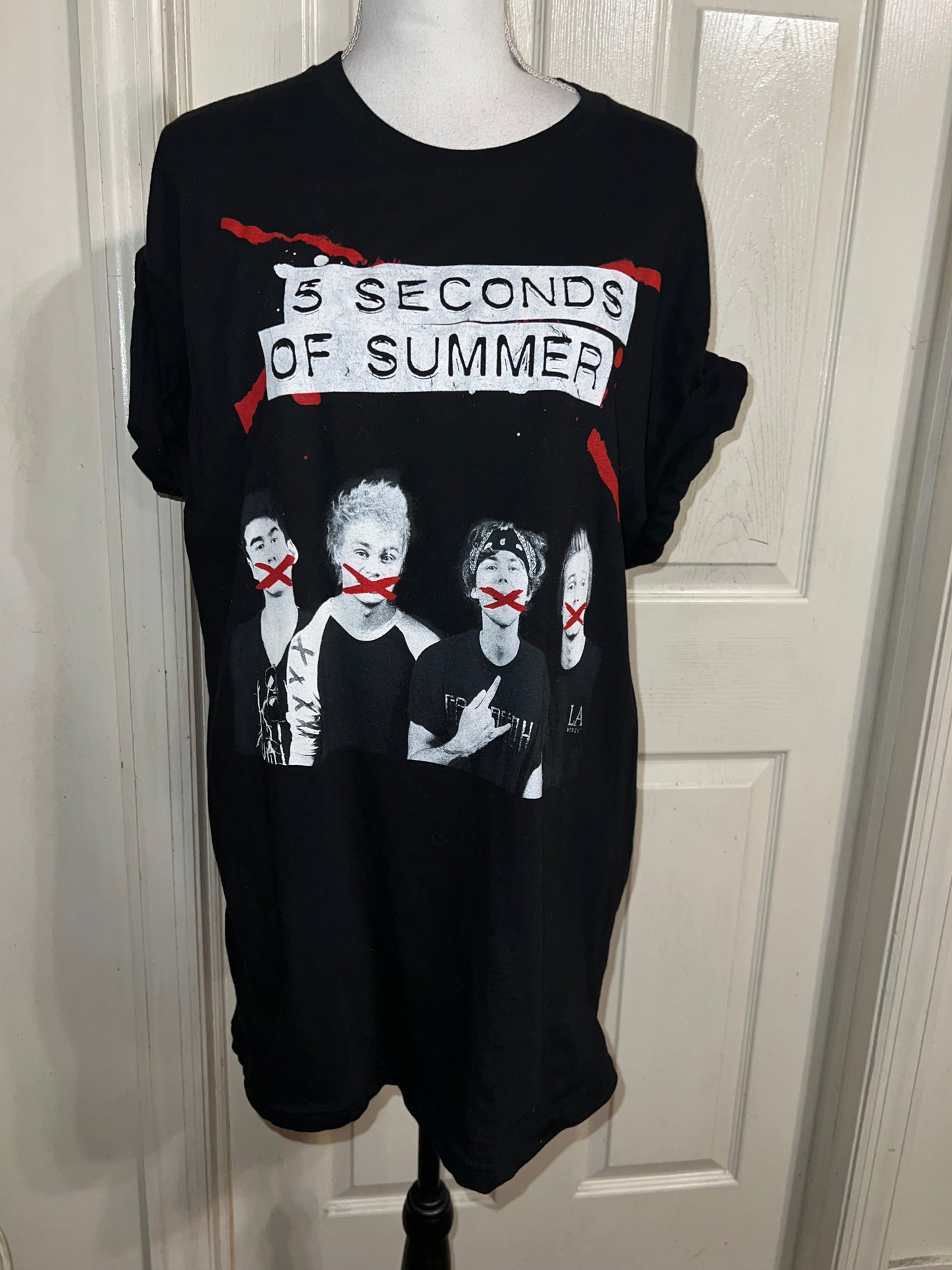 5 Seconds of Summer Distressed Tee