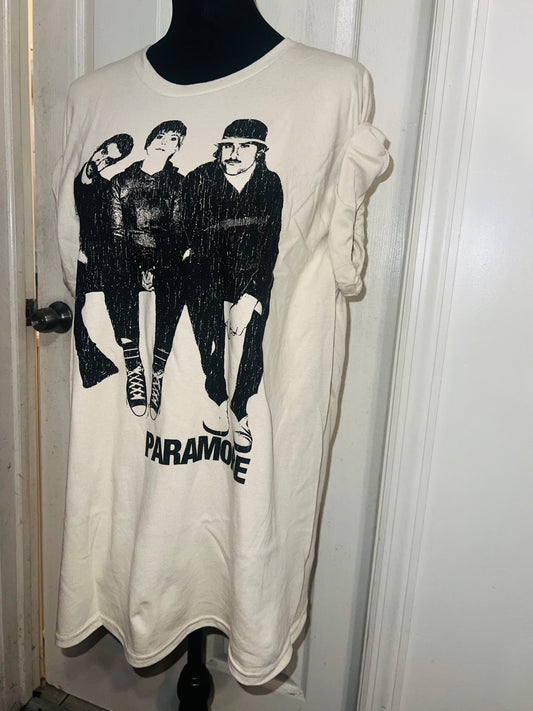 Paramore Oversized Distressed Tee