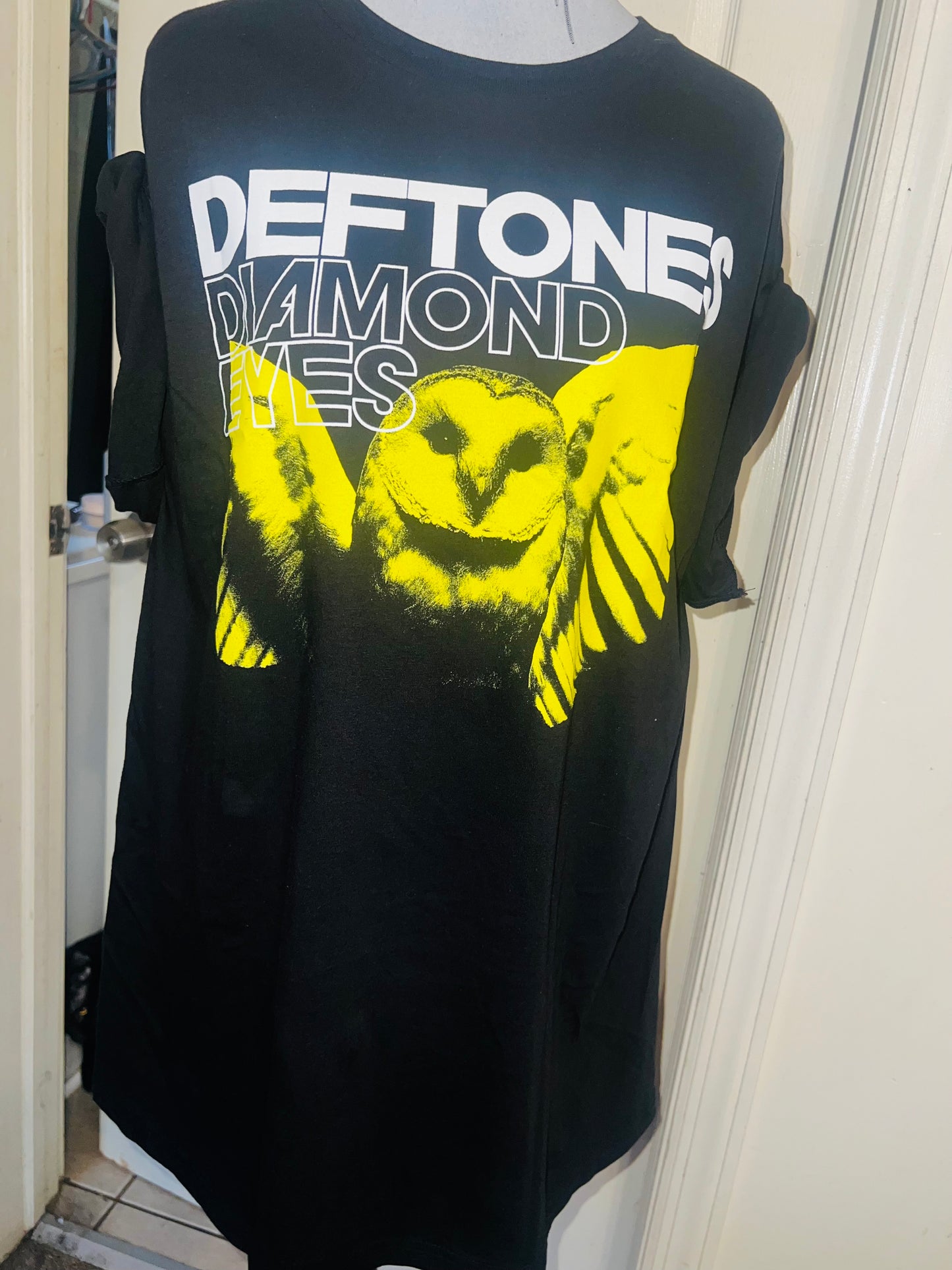 Deftones Oversized Distressed Tee