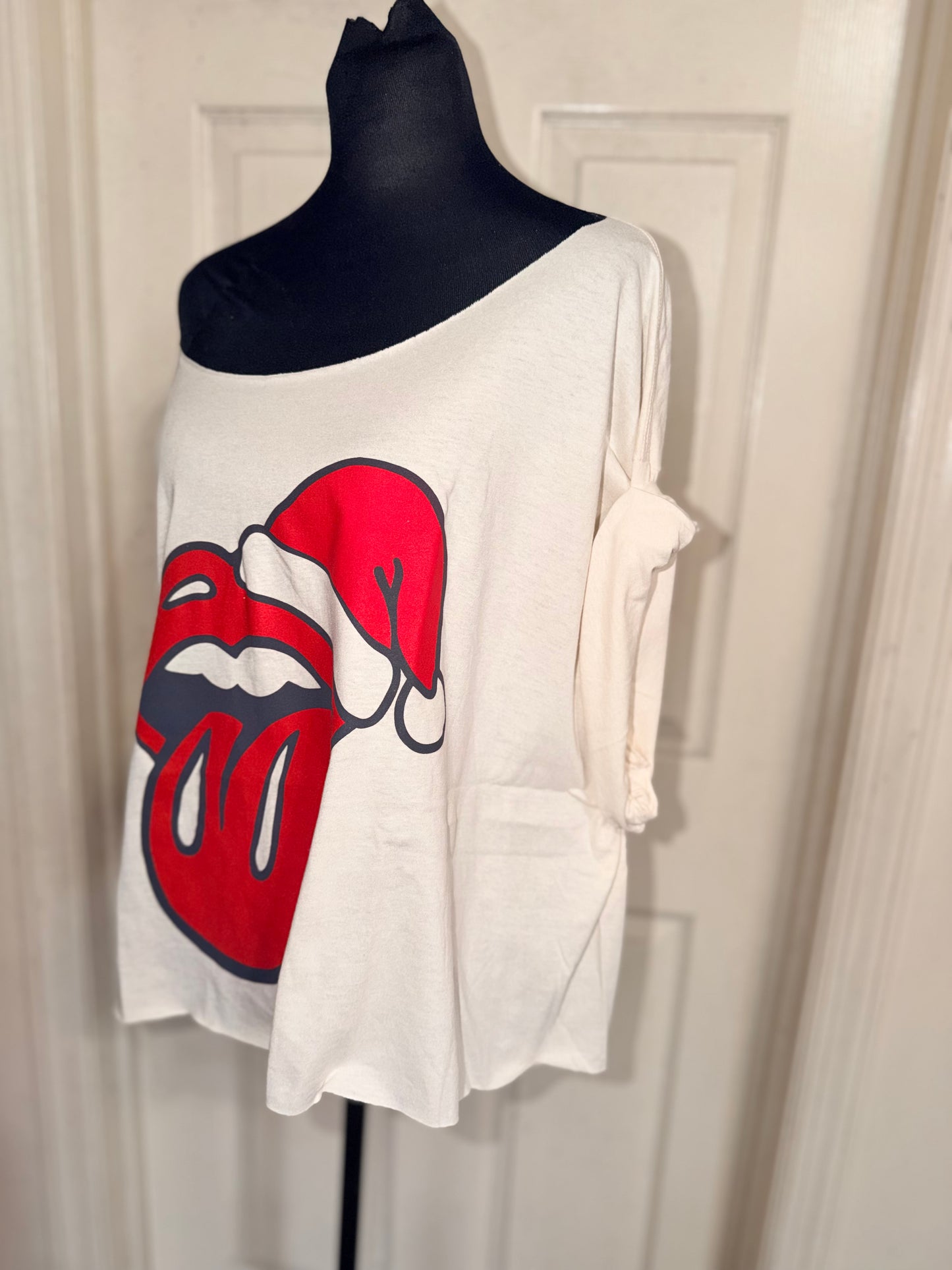 The Rolling Stones OFTS Oversized Distressed Tee