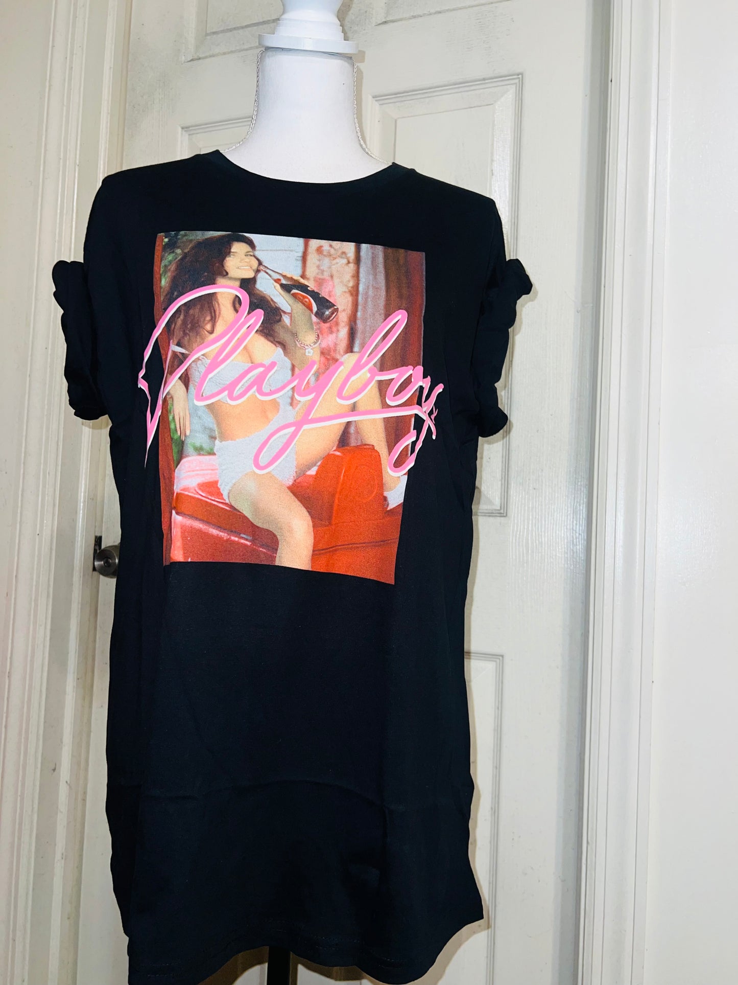 Playboy 1993 Cover Oversized Distressed Tee